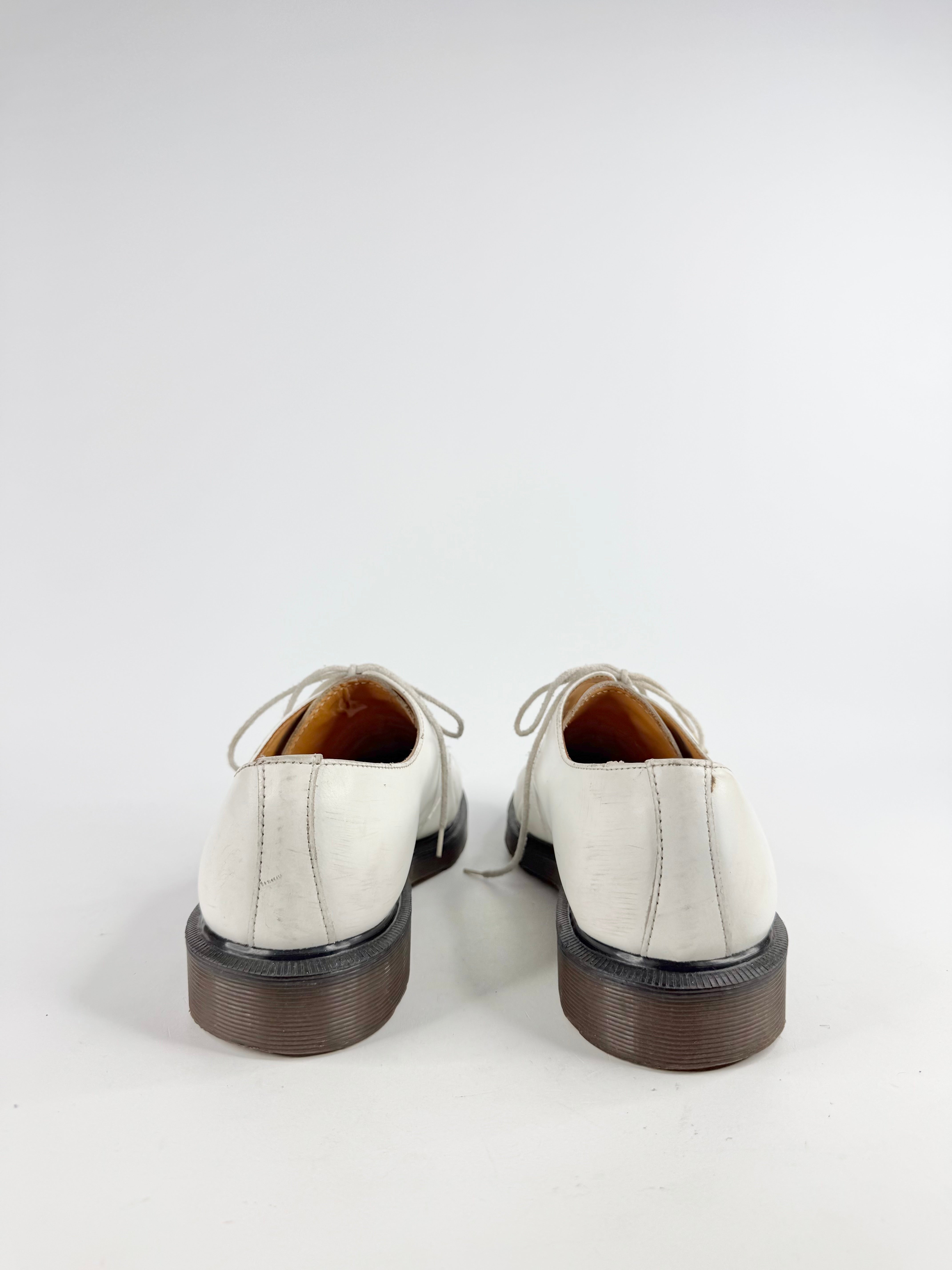 Dr. Martens 1461 White Smooth Leather Shoes - EU42