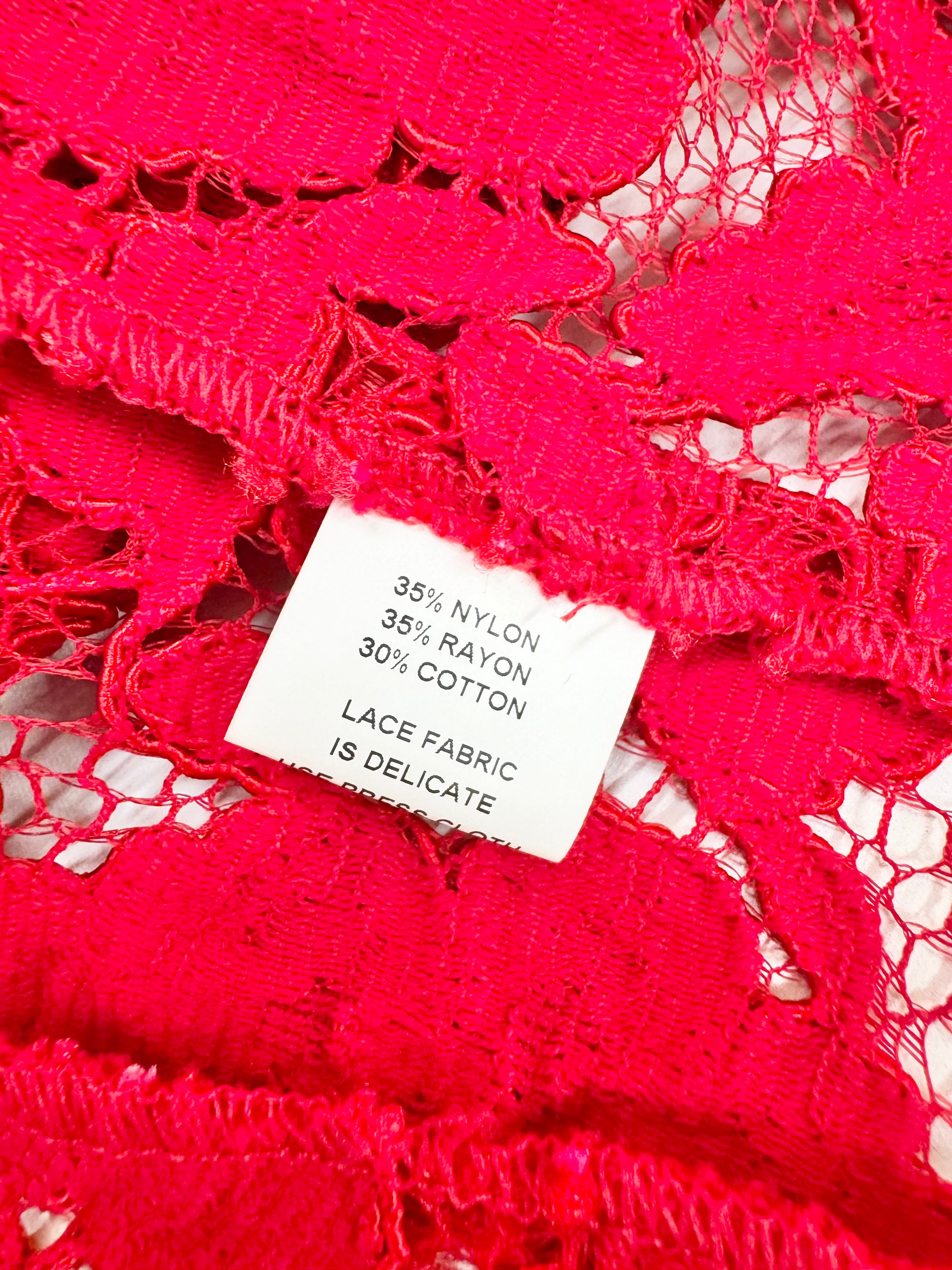 Yeojin Bae Crimson Lace Dress - AU12