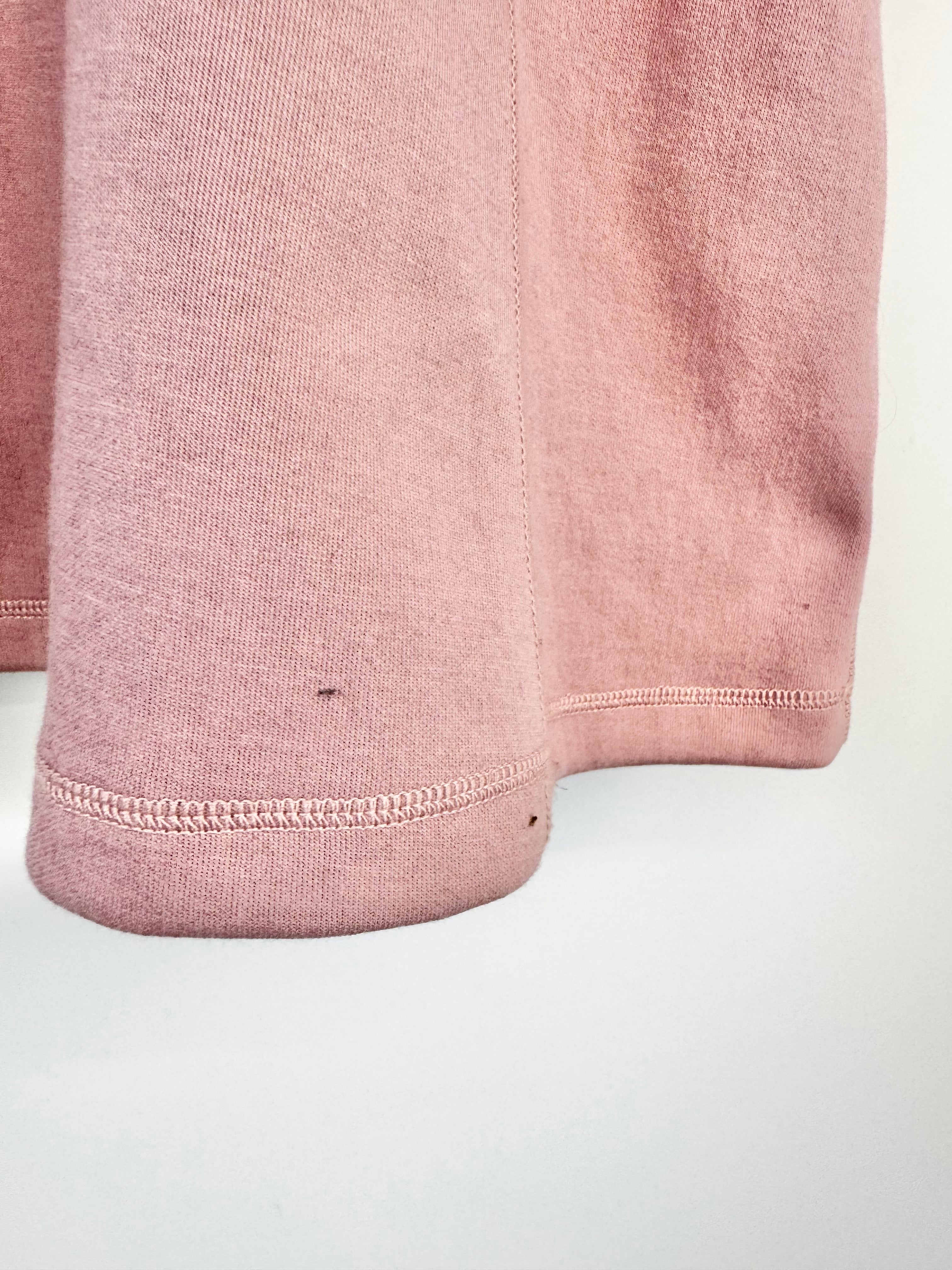 Laurence & Chico Musk Pink Hooded Long Sleeve Mini Dress - AU10