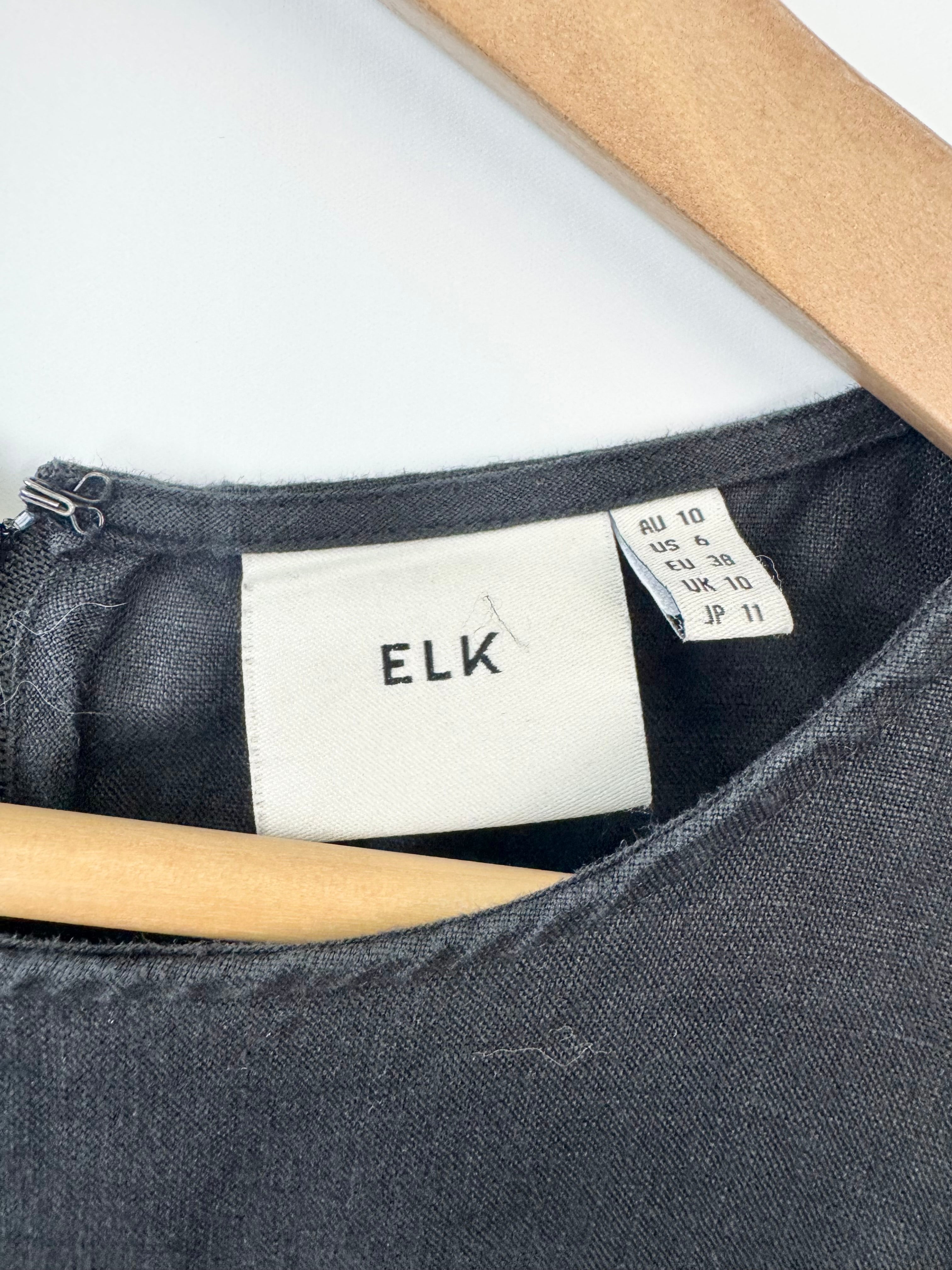 Elk Black Linen Jumpsuit - AU10