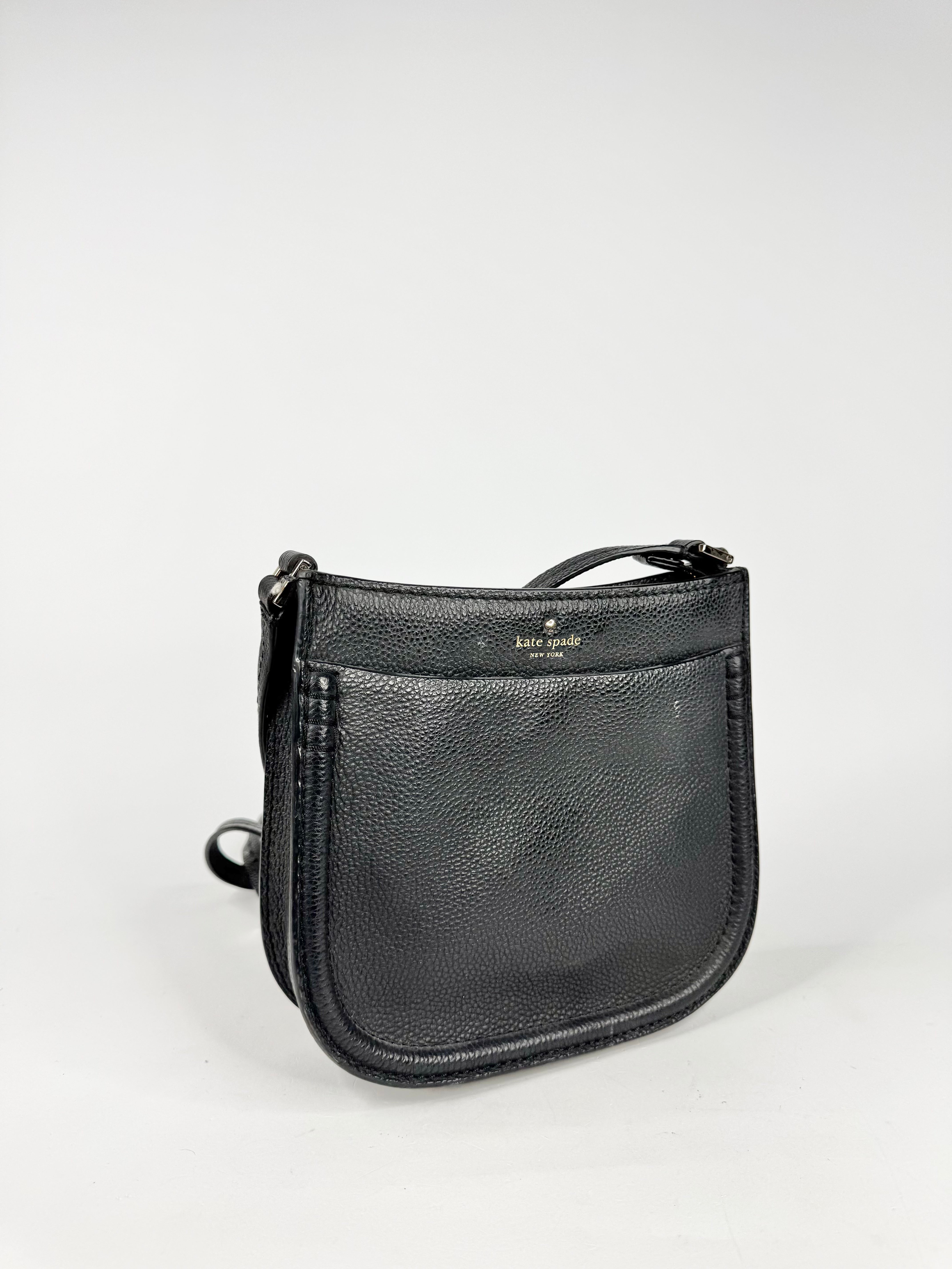 Kate Spade Black Leather Cross Body Bag