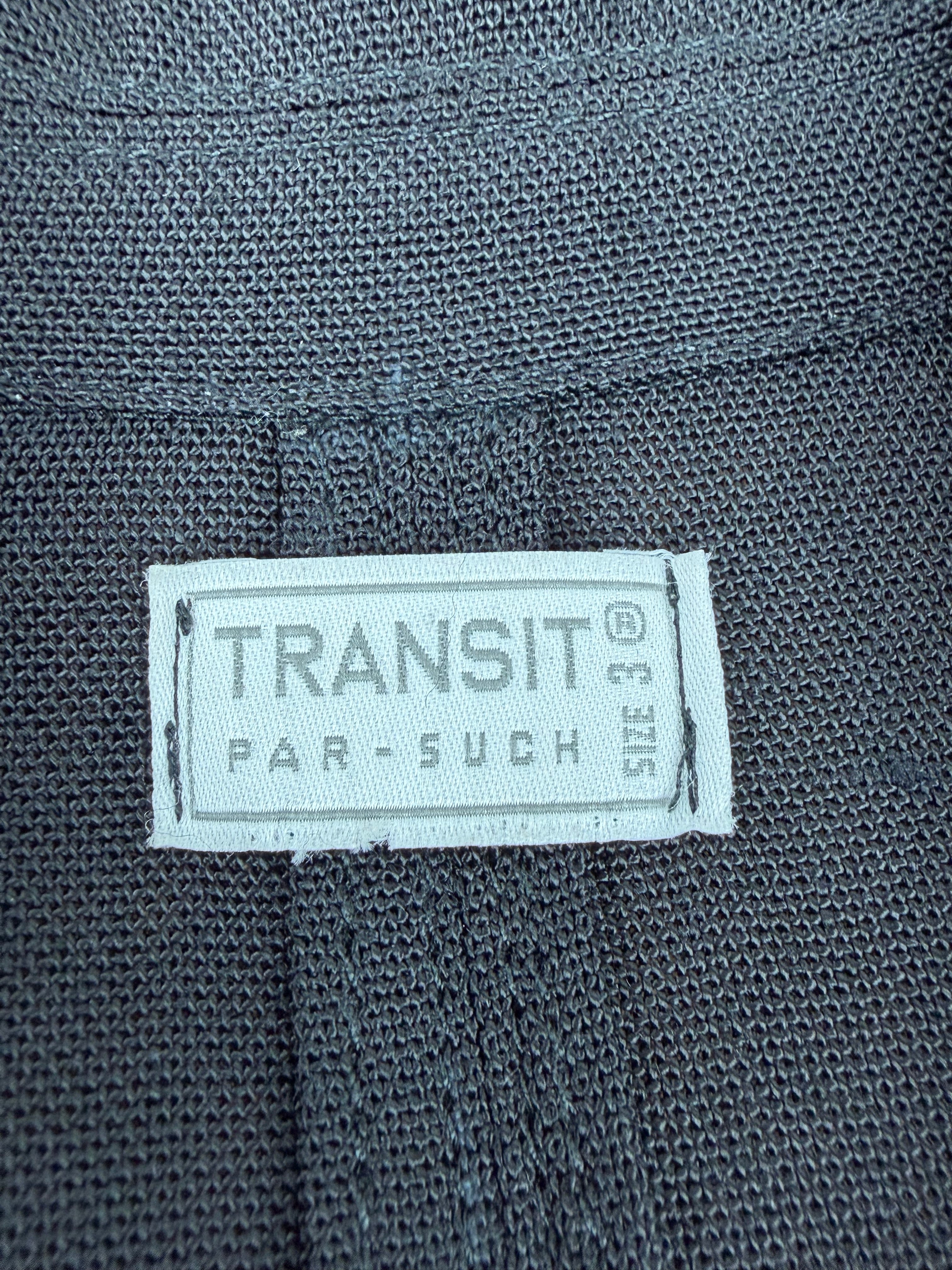 Transit Par Such Black Slouched Blazer - AU8