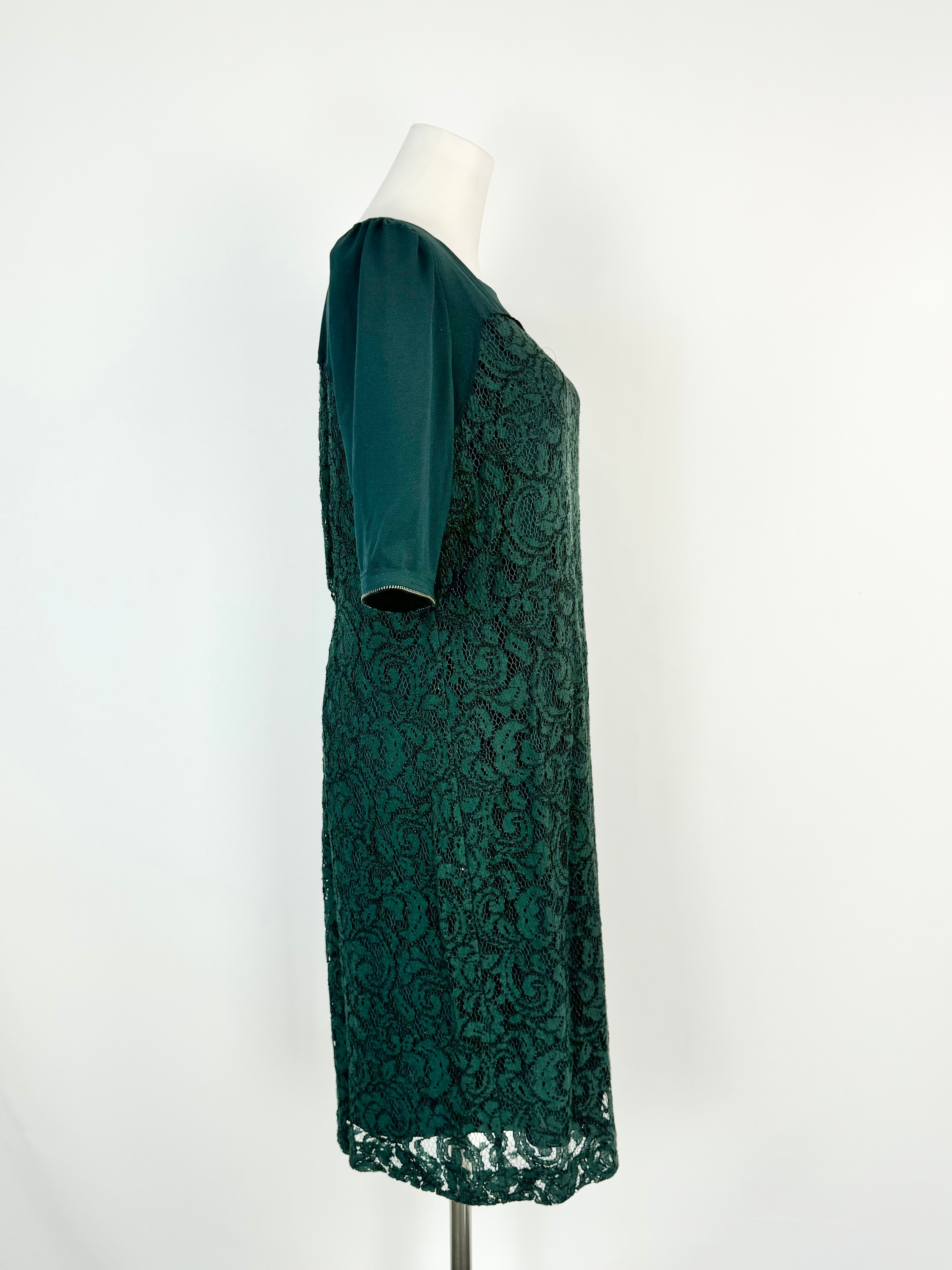 Hoss Intropia Forest Lace Panel Dress - AU10