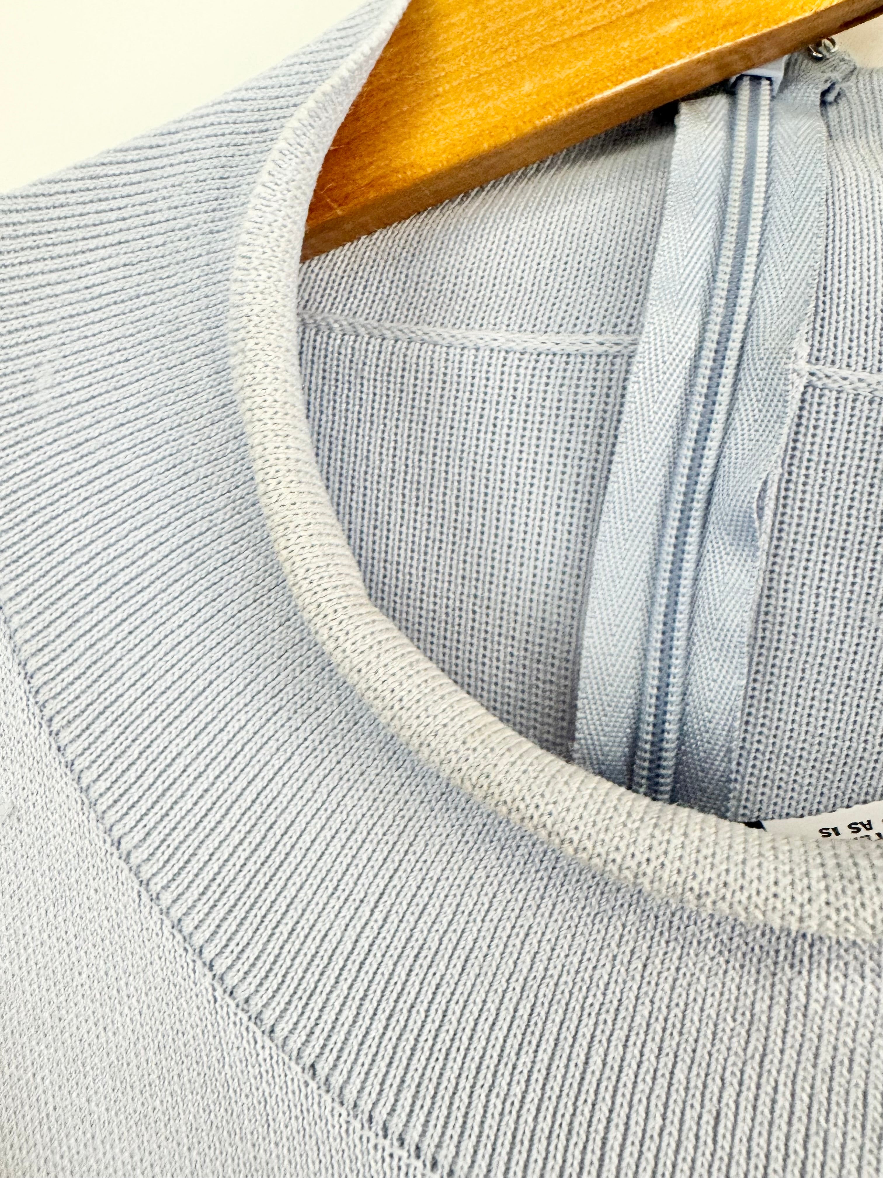 Aje Winter Sky Blue Cut Out Maxi Dress - AU14/16