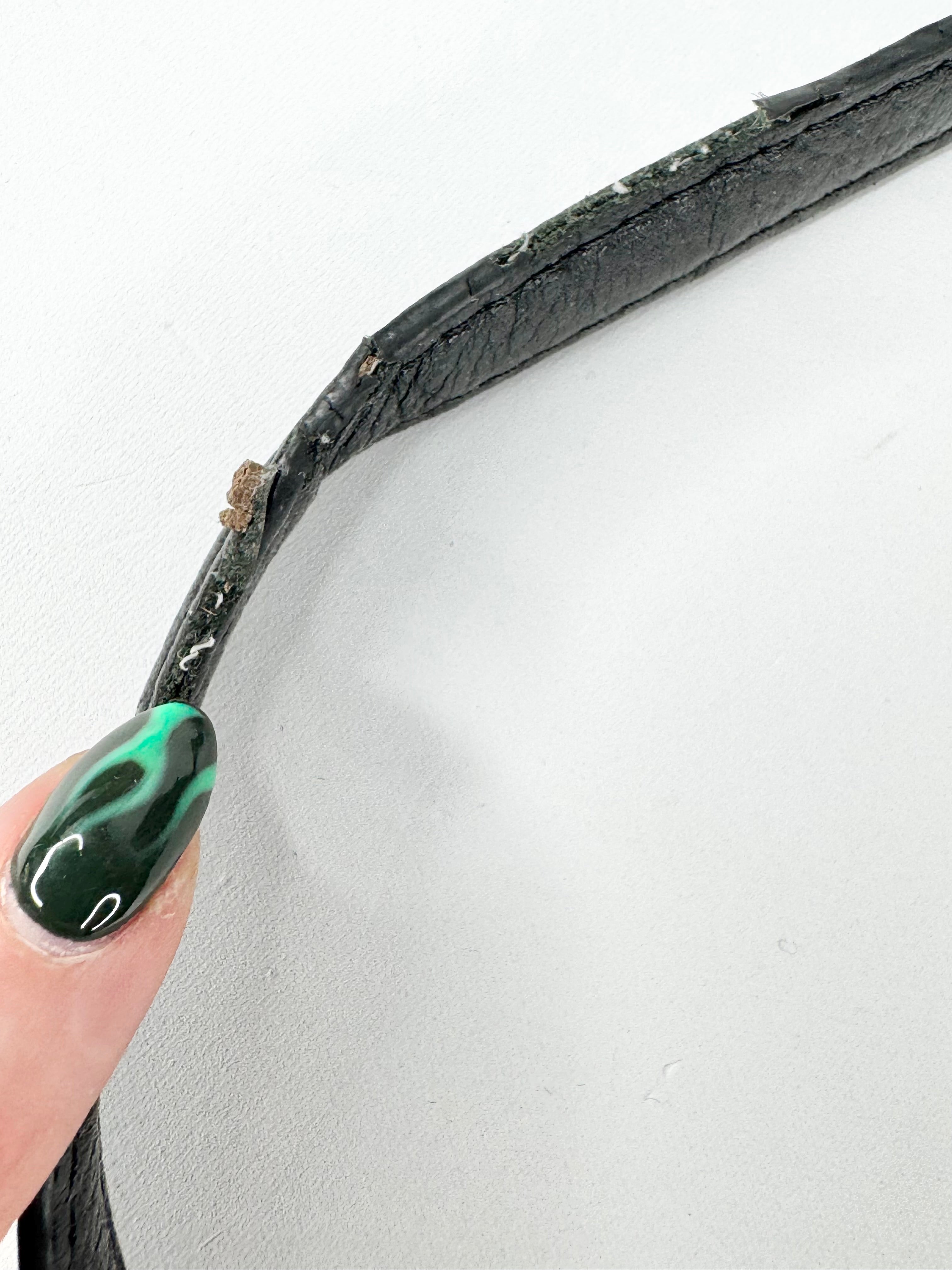 Mimco Grained Black Leather Cross Body Bag