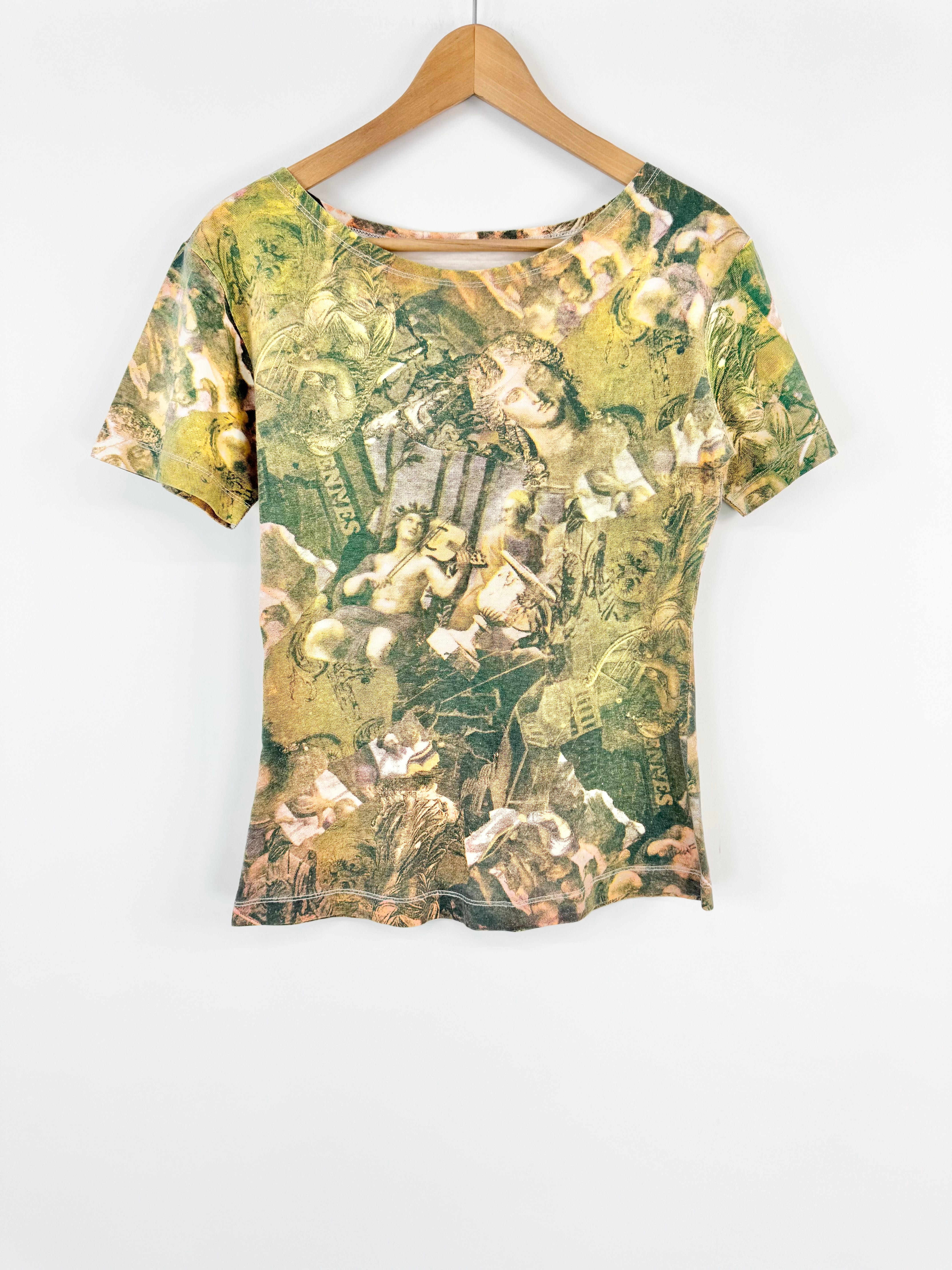 Renaissance Print Short Sleeve Shirt - AU10