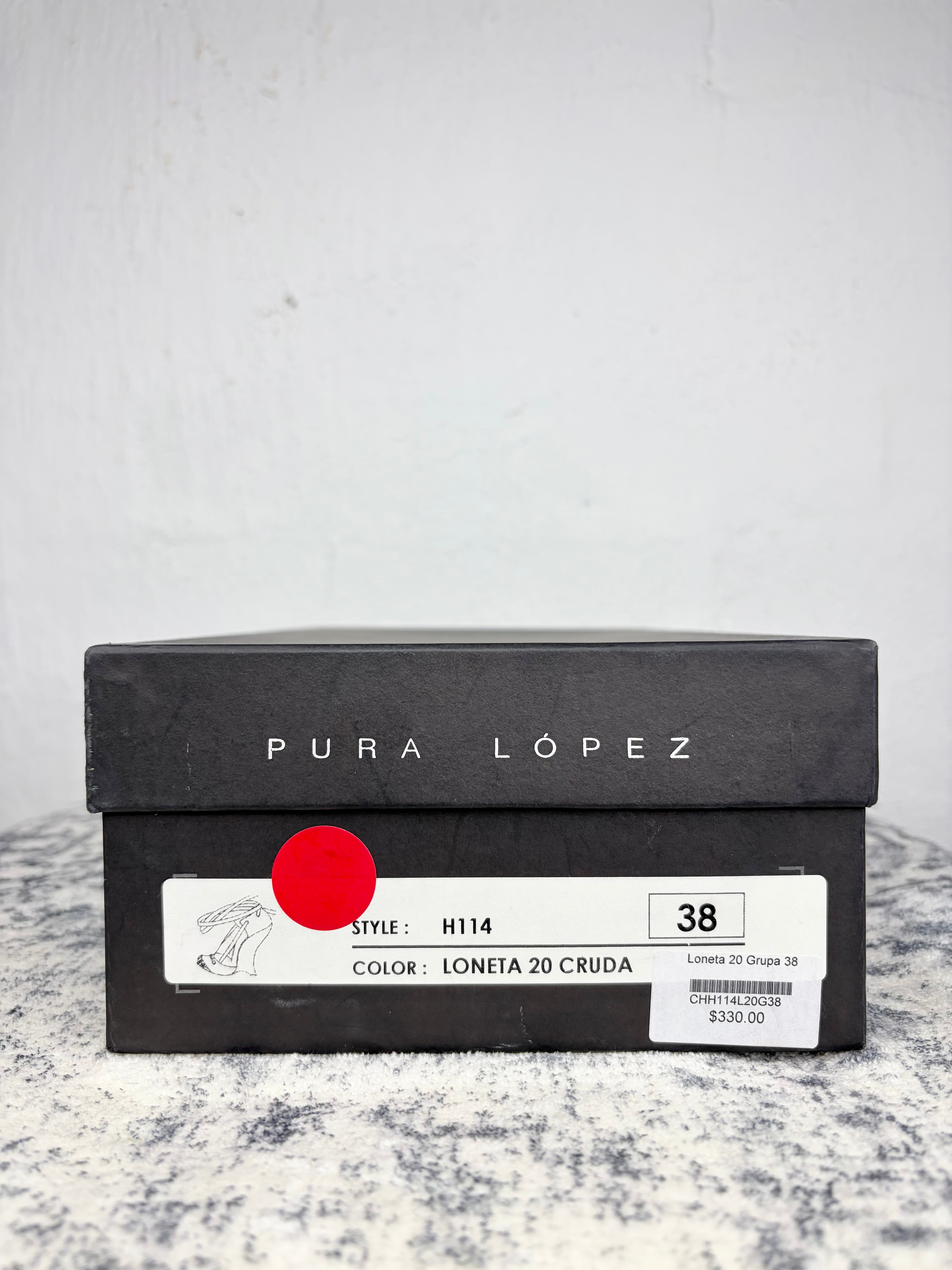 Pura Lopez Black & Cream Espadrilles - EU38