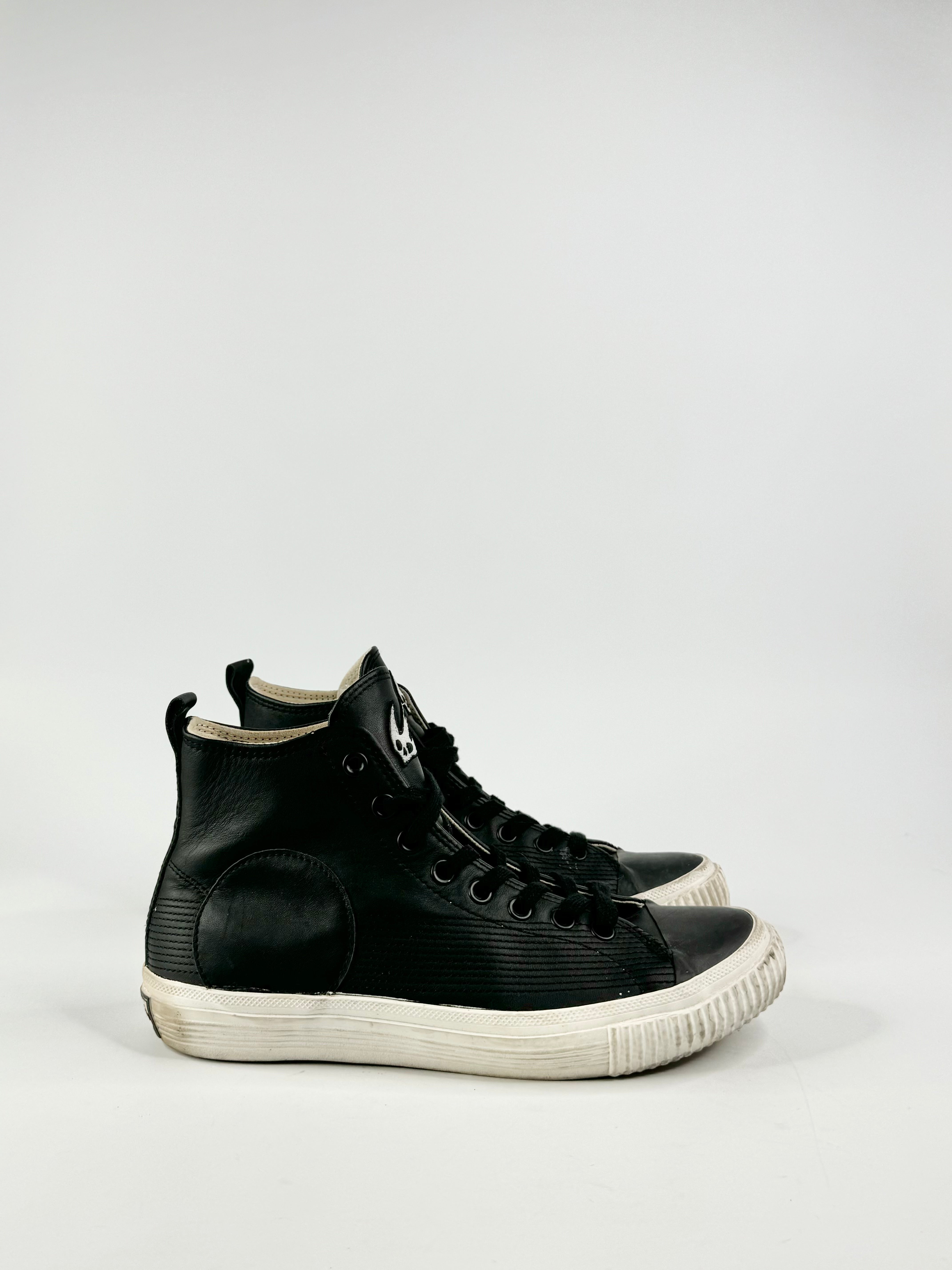 McQ Black High Top Sneakers - EU42