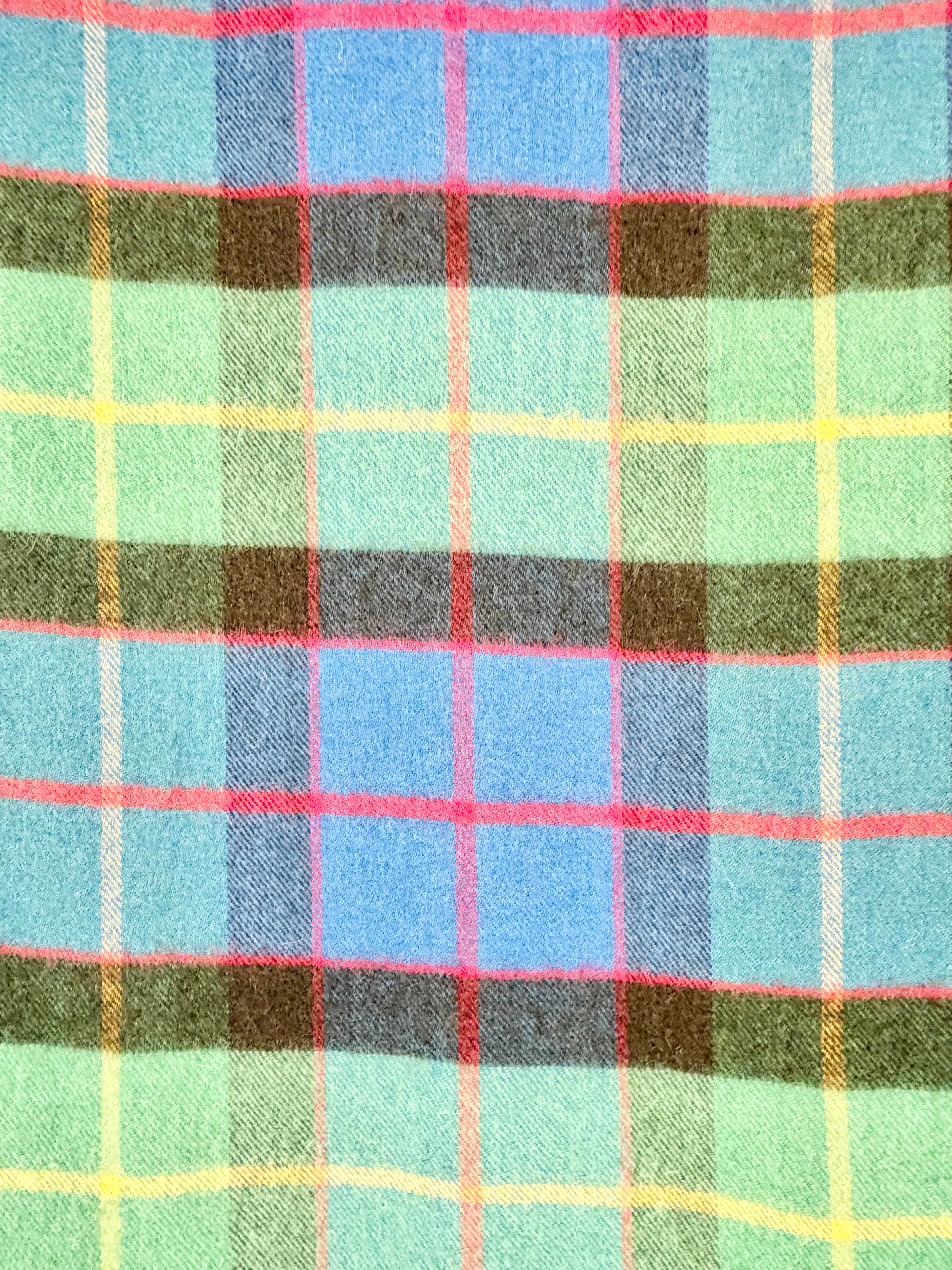 Vintage Drake's of London Tartan Cashmere Scarf
