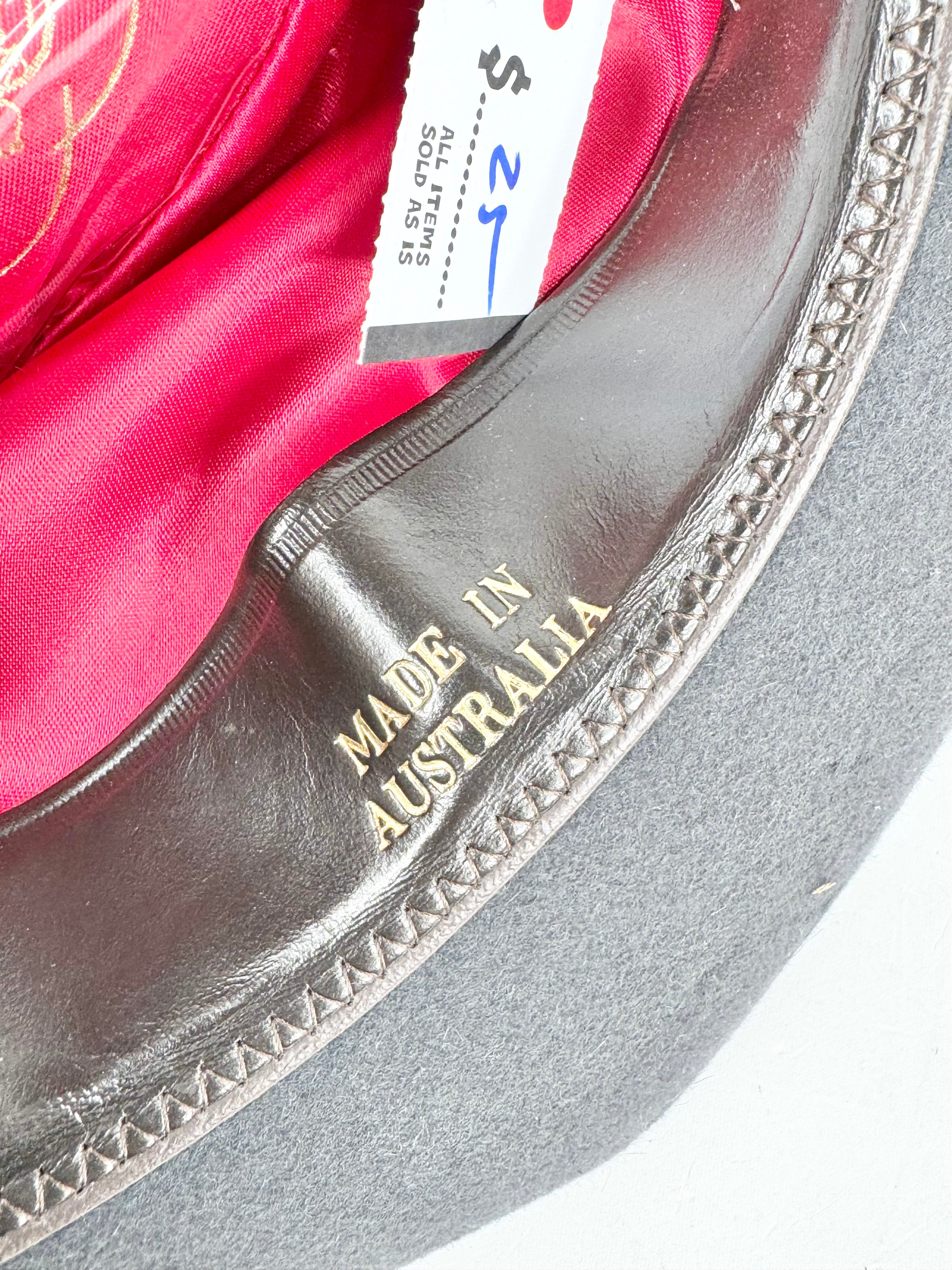 Akubra Grey Felt Fur Fedora - 56