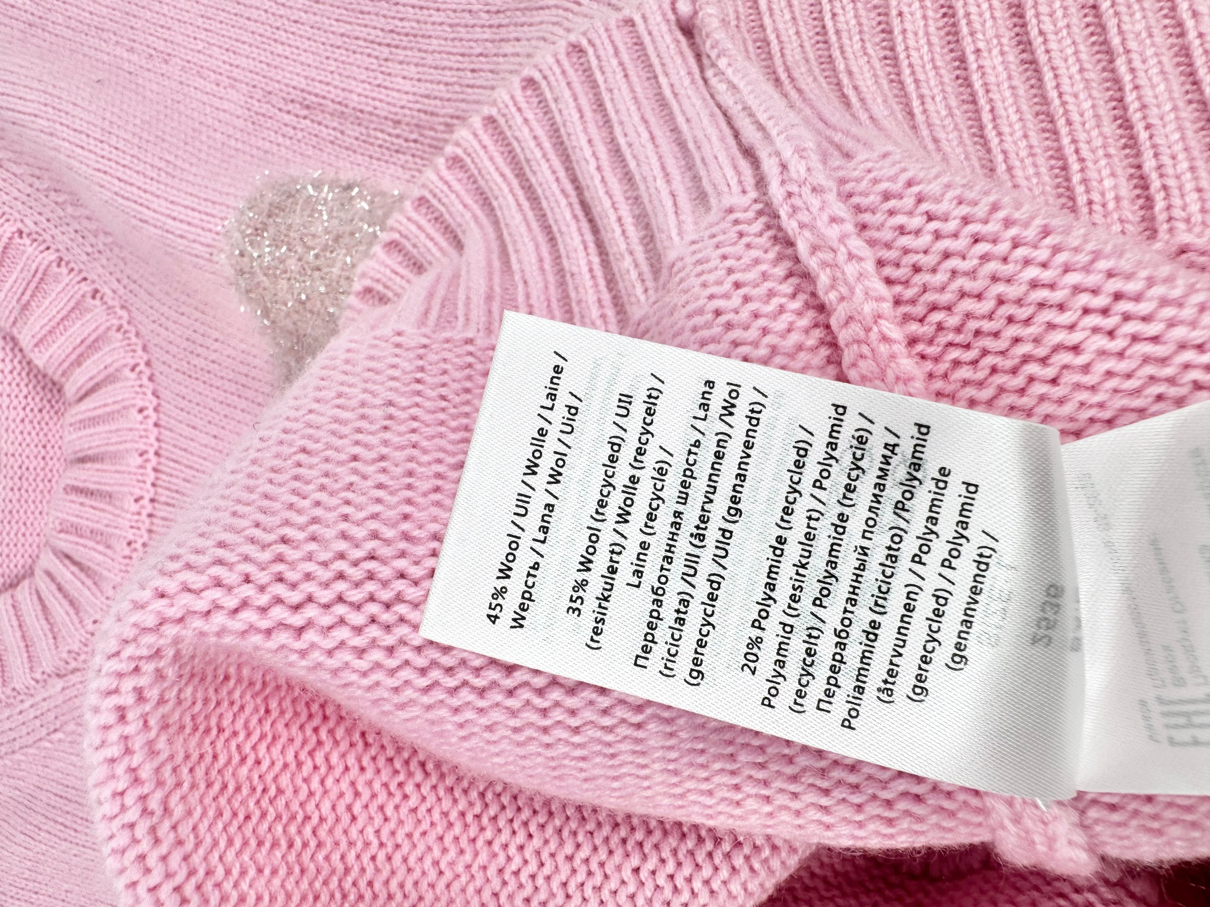 Ganni Cherry Blossom Pink Knitted Vest - AU12