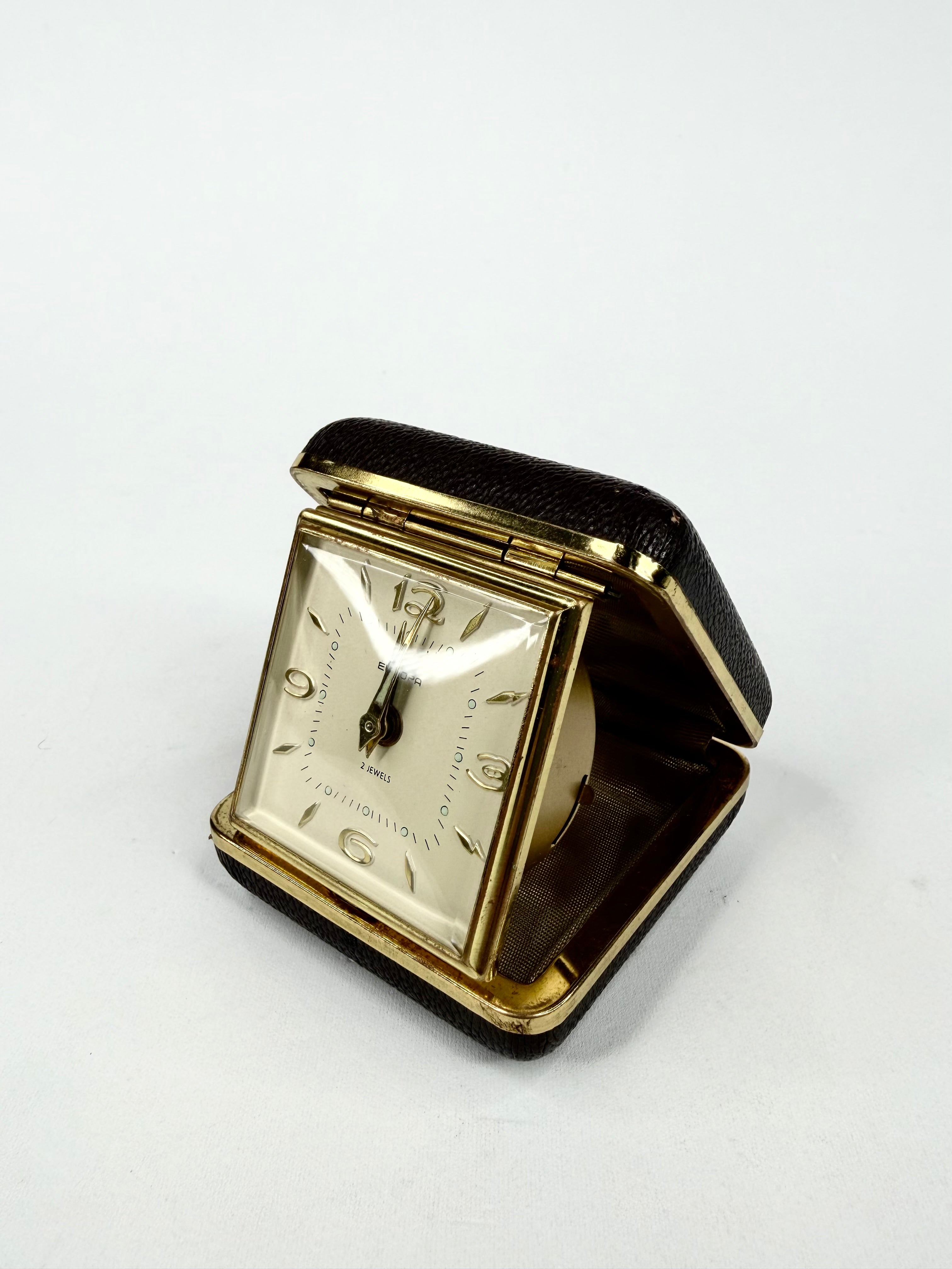 Vintage 1950s Europa Travel Alarm Clock