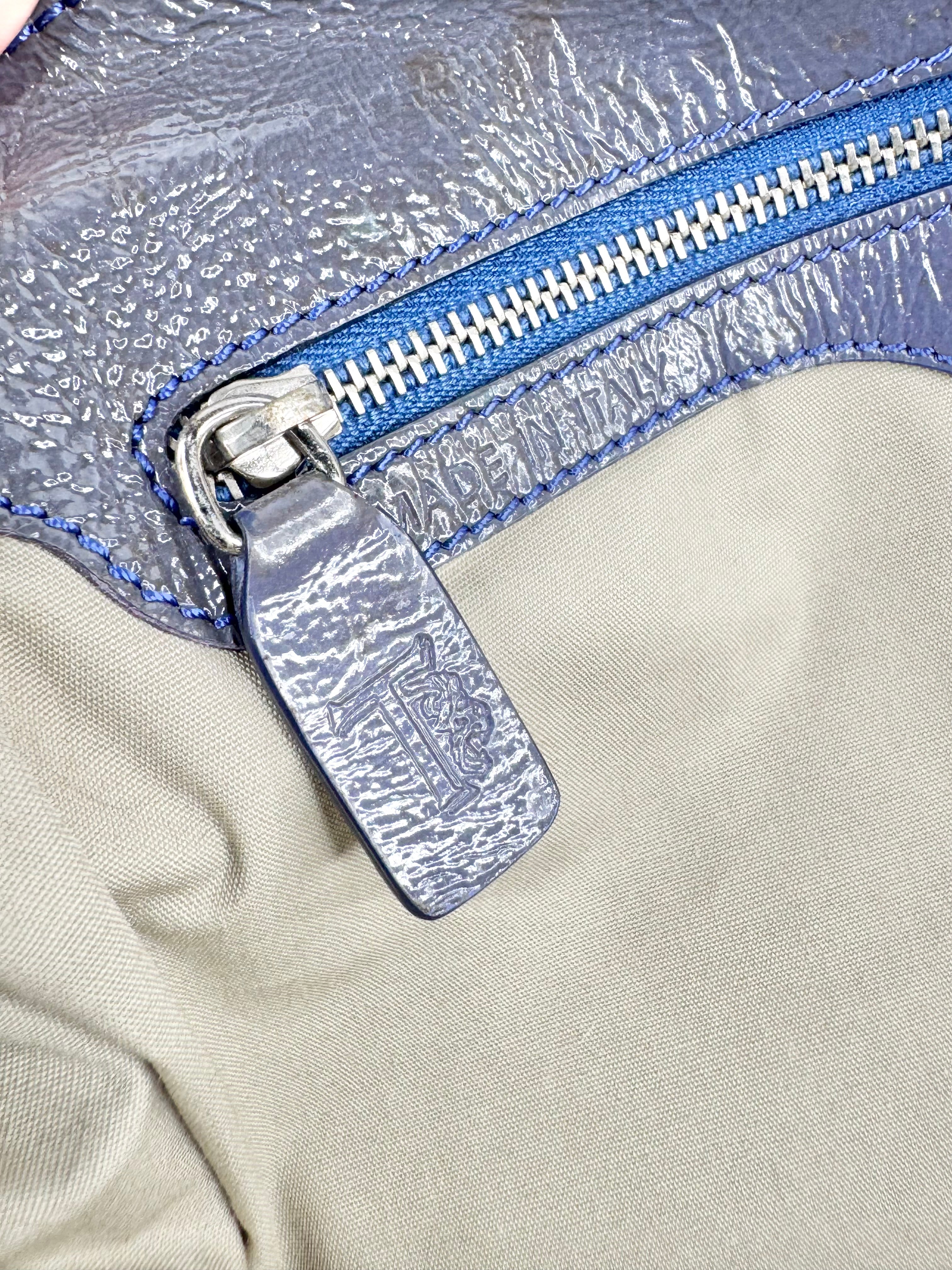 Tod's Mauve Patent Leather New Restyling D-Bag Media Bag