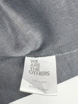 We Are The Others Black Shirred Linen Maxi Dress - AU6/8