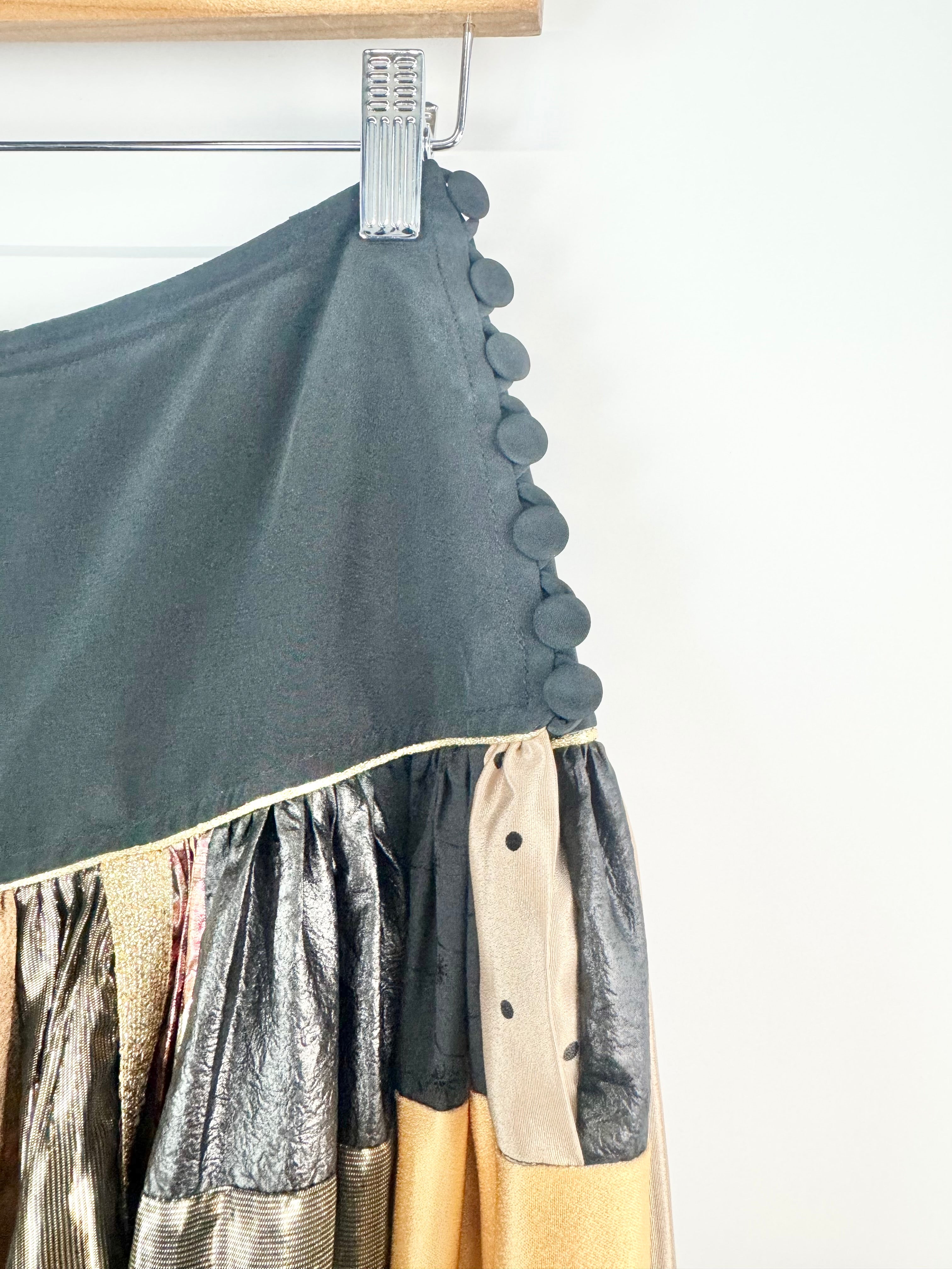 Myee Gold Coast Vintage Blouse & Maxi Skirt Set - AU12