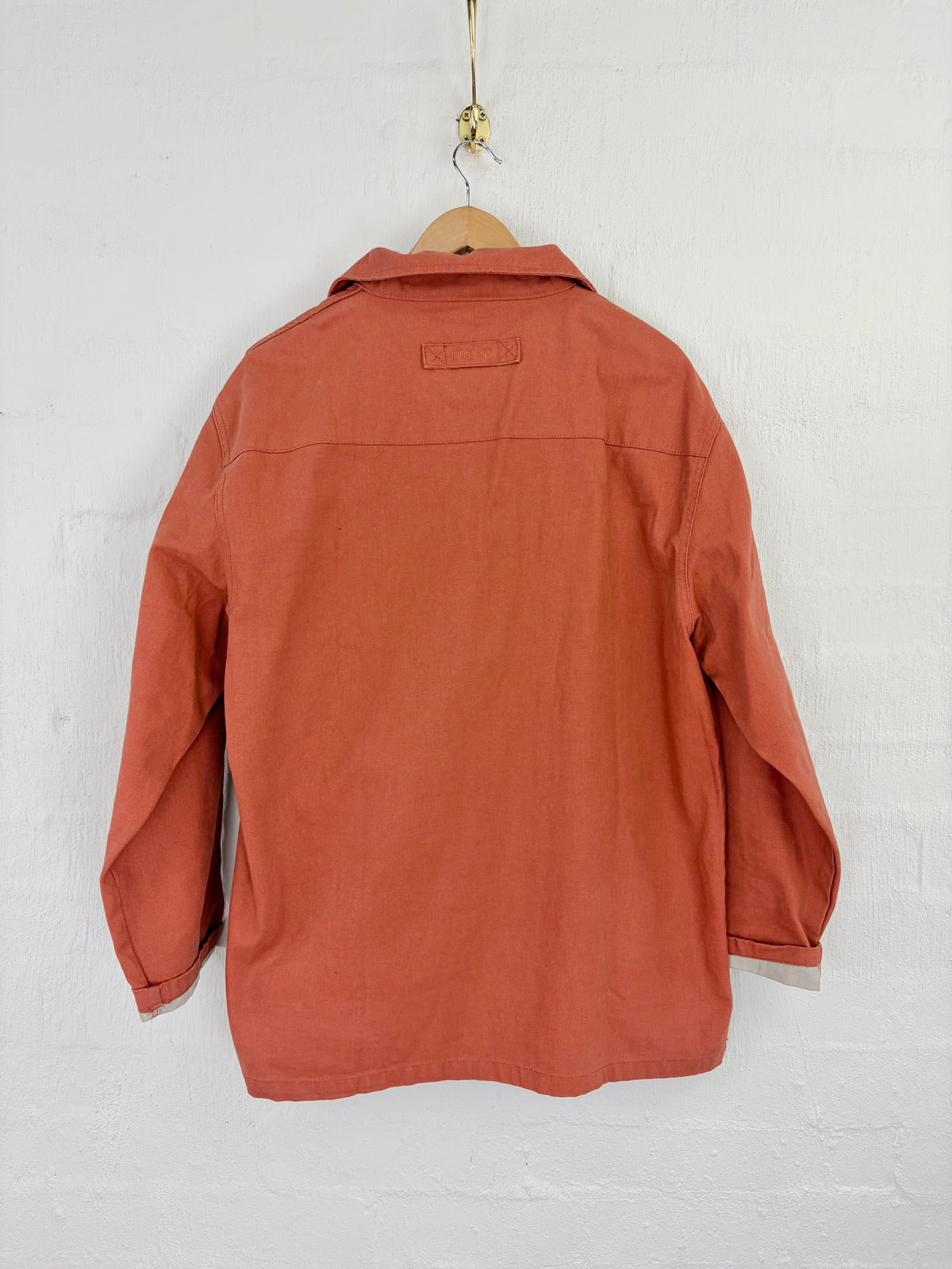 Mousqueton 'Couleurs d'Origine' Burnt Sienna Canvas Fisherman Style Coat - XL