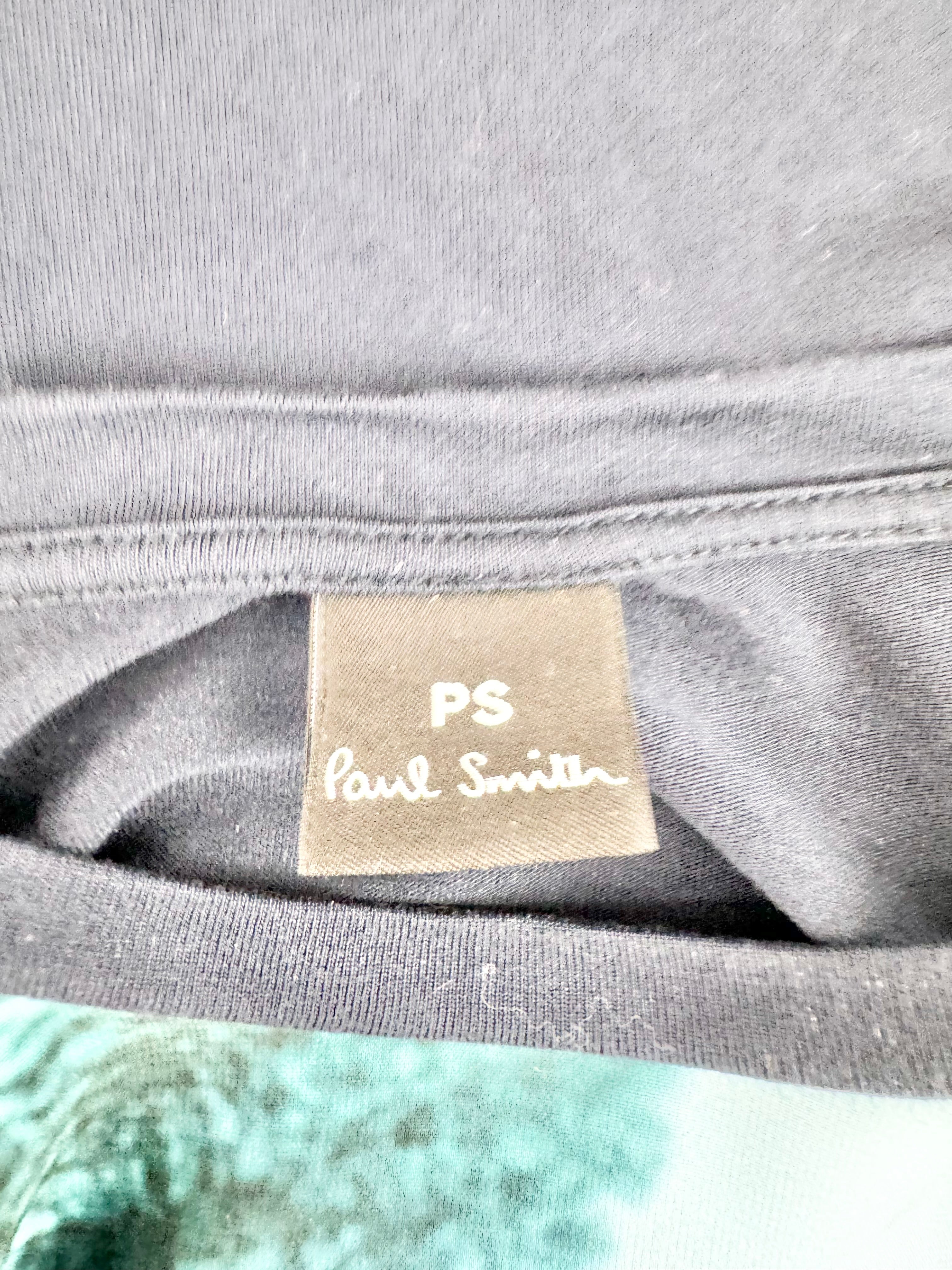 PS Paul Smith Blue Graphic Print T-Shirt - AU10