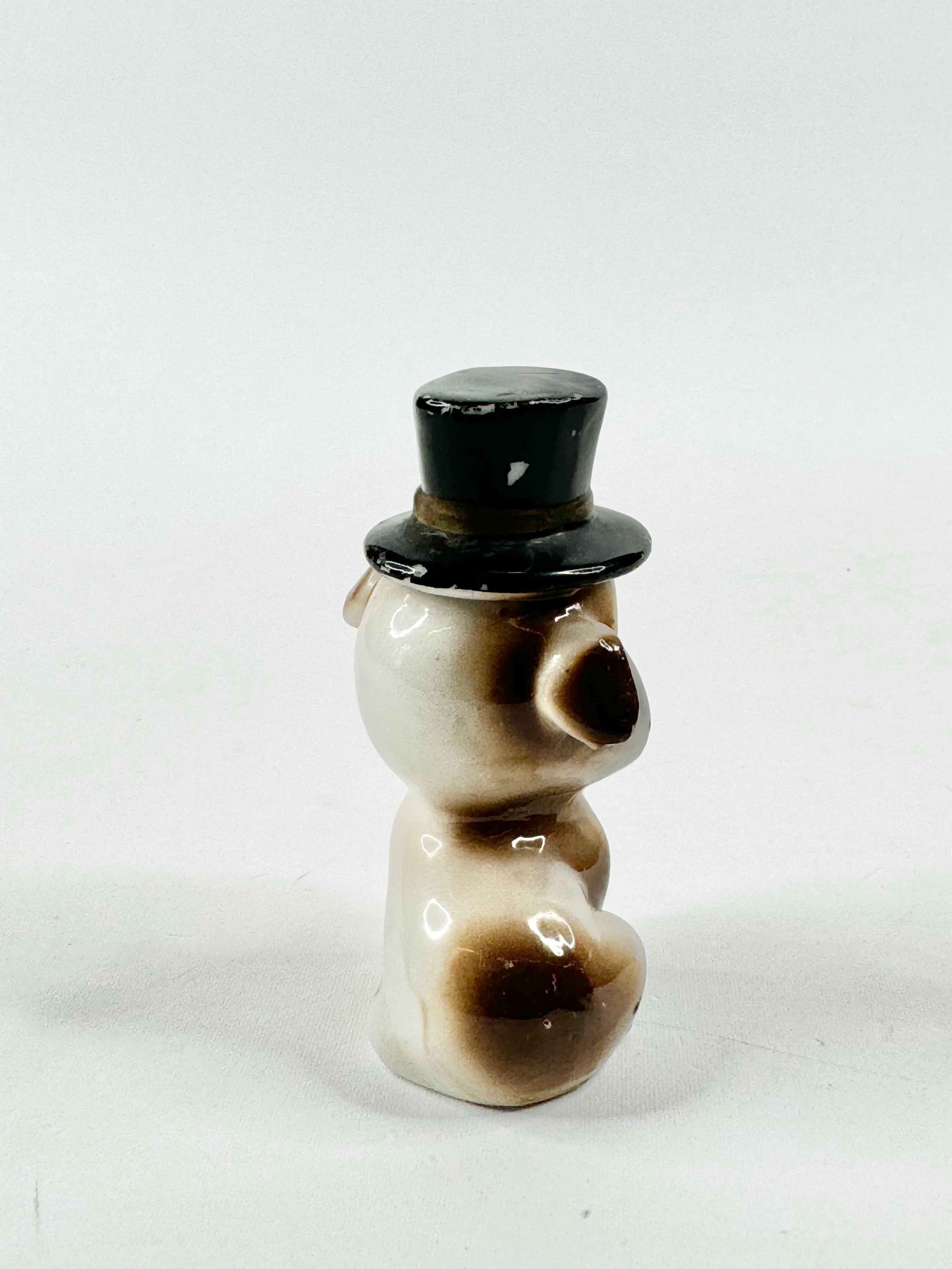 Mid Century Small Porcelain Bulldog Ornament