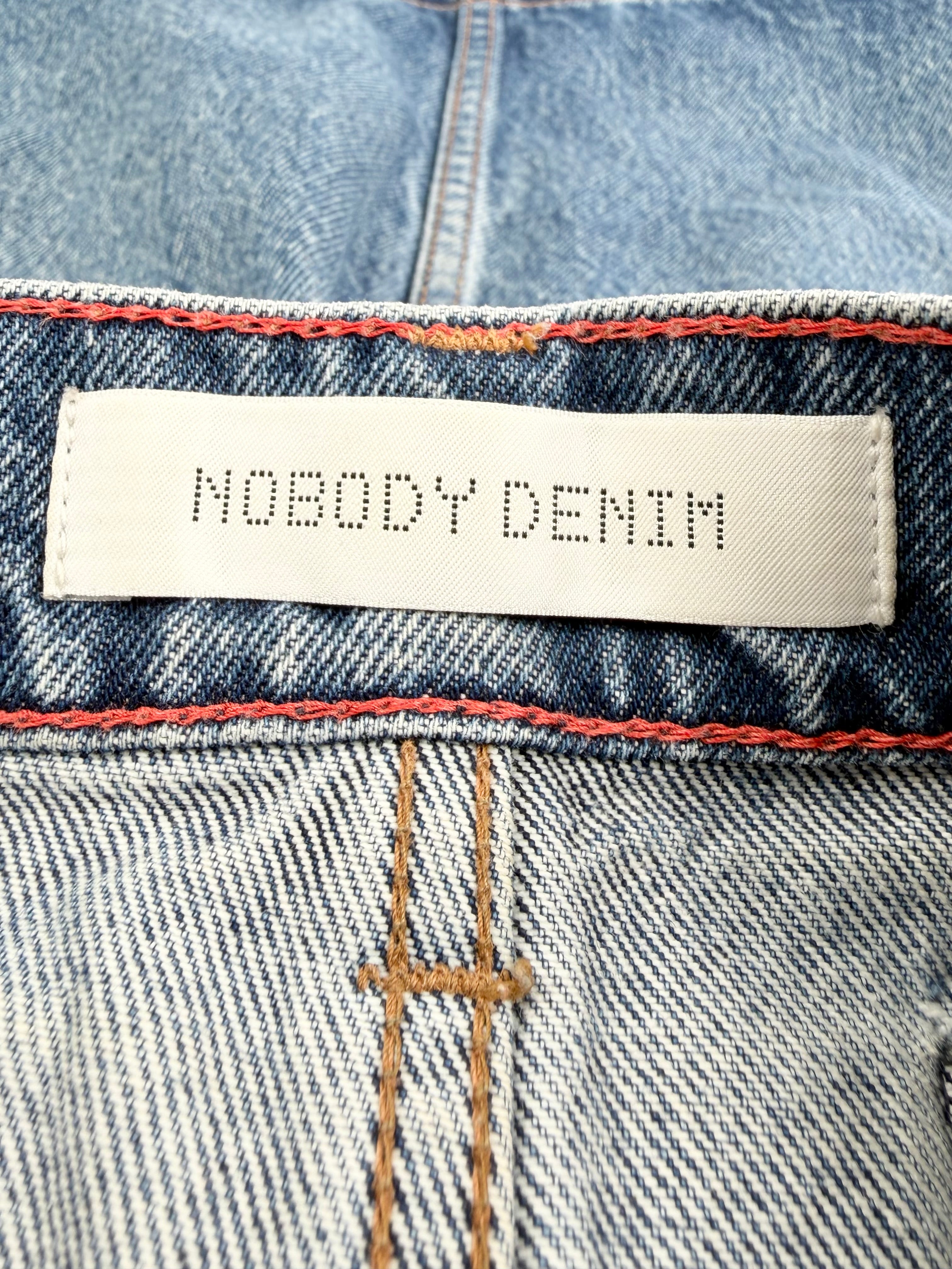 Nobody Denim Blue 'Studio Skirt' Miniskirt - 26