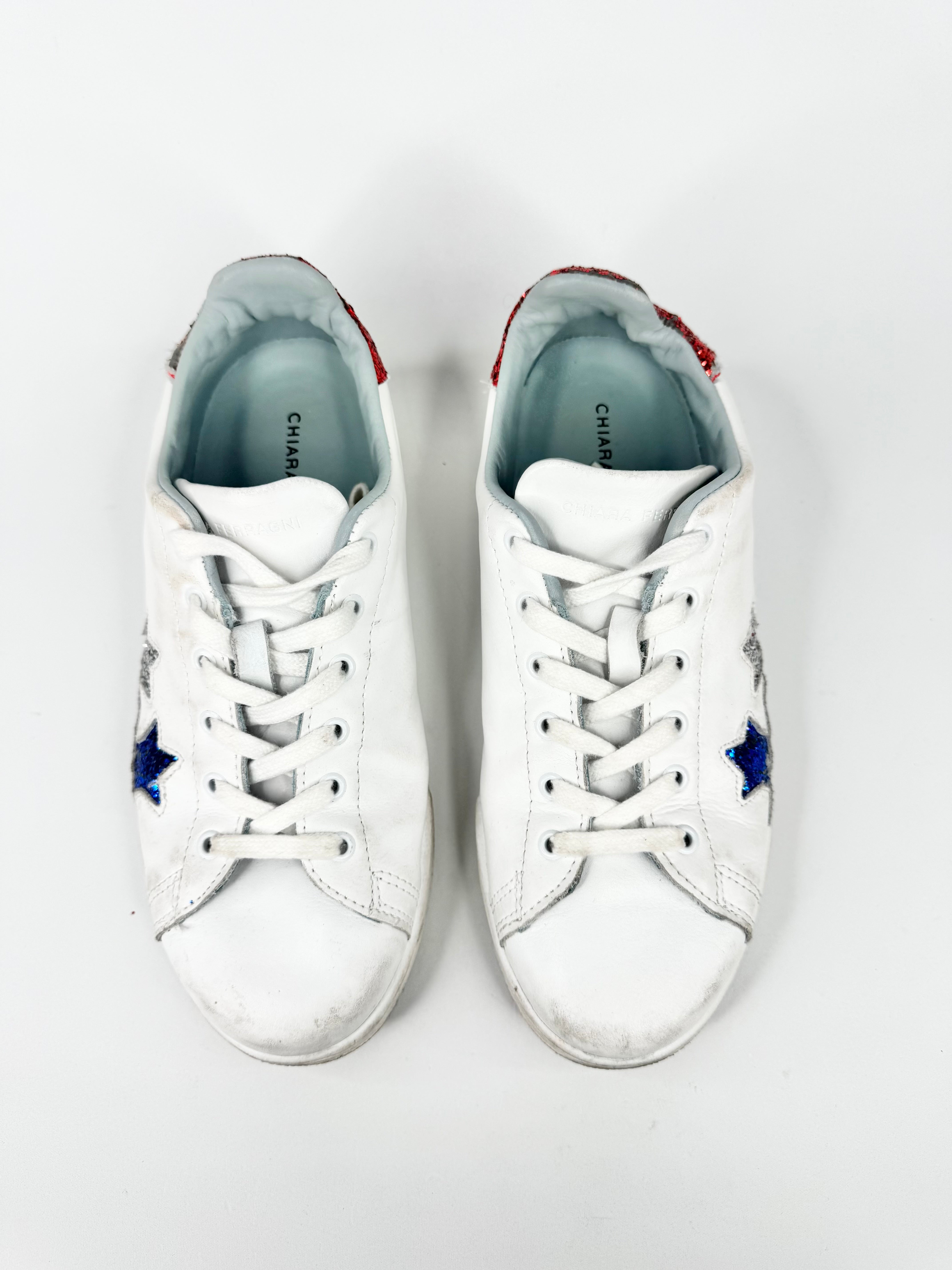 Chiara Ferragni Sequin Star Runners - EU39