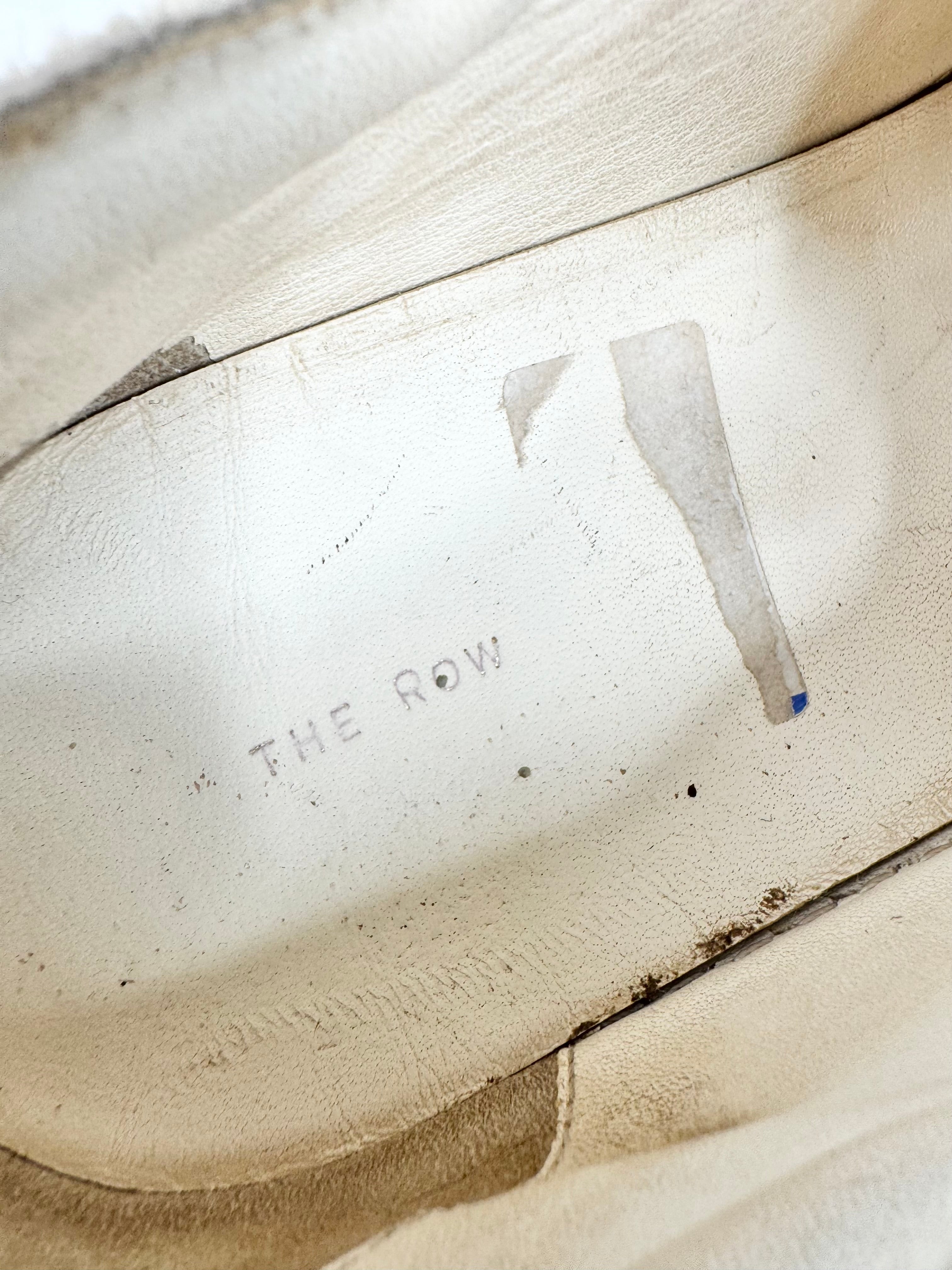 The Row Beige 'Dean' Slip On Sneakers - EU38.5