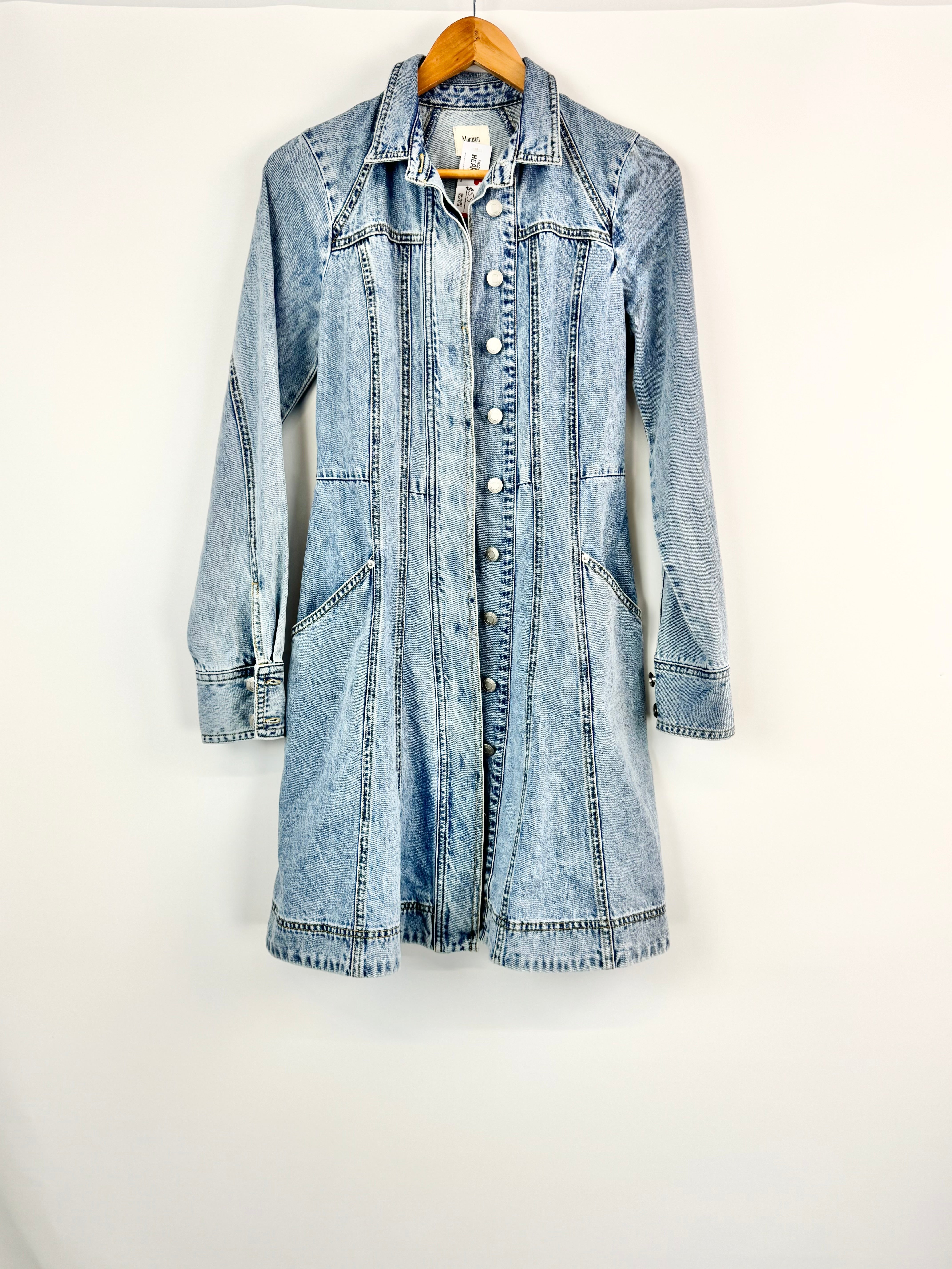 Morrison Long Sleeve Denim Dress - AU6