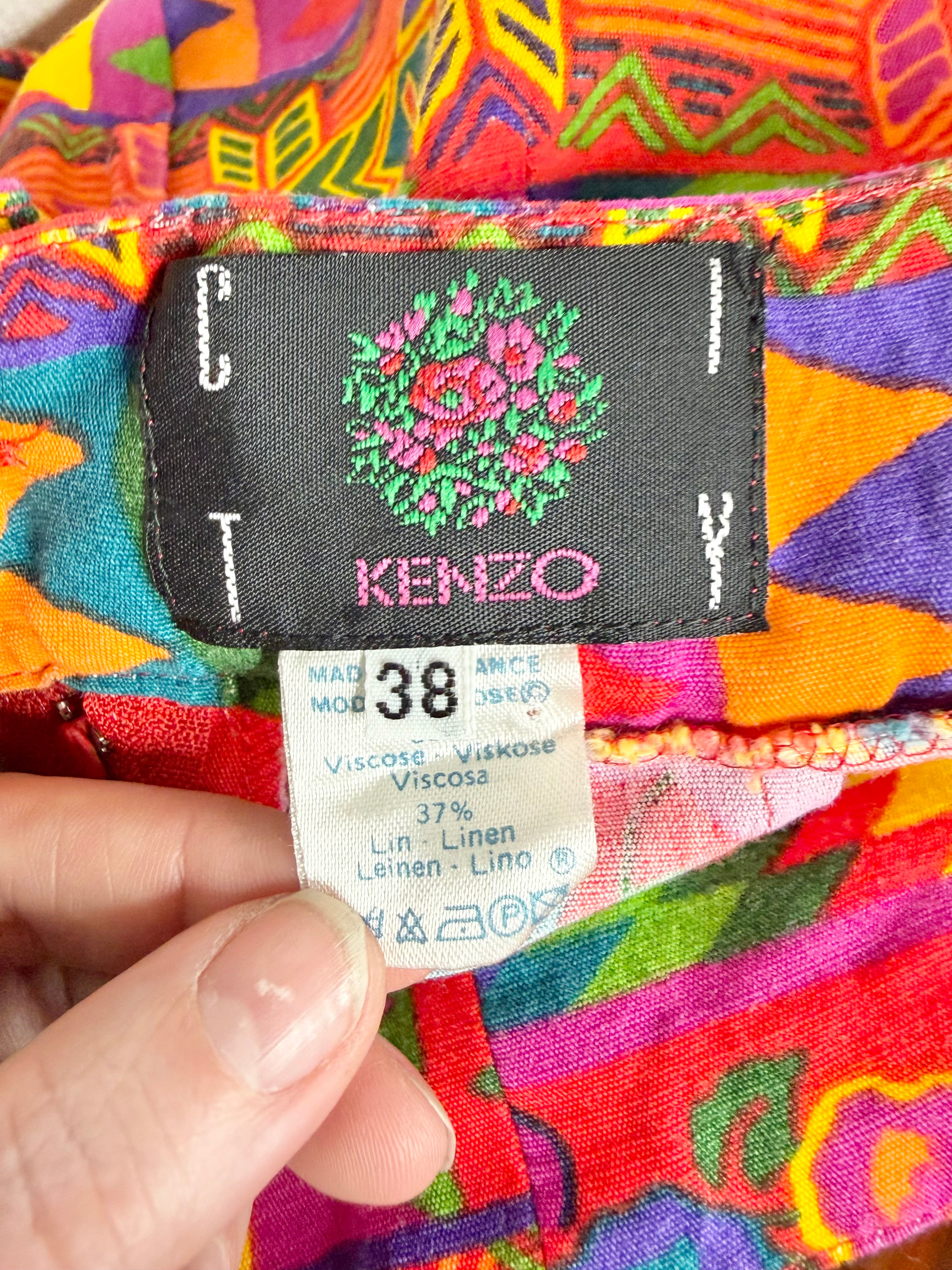 Kenzo Statement Patterned Skirt - AU8/10