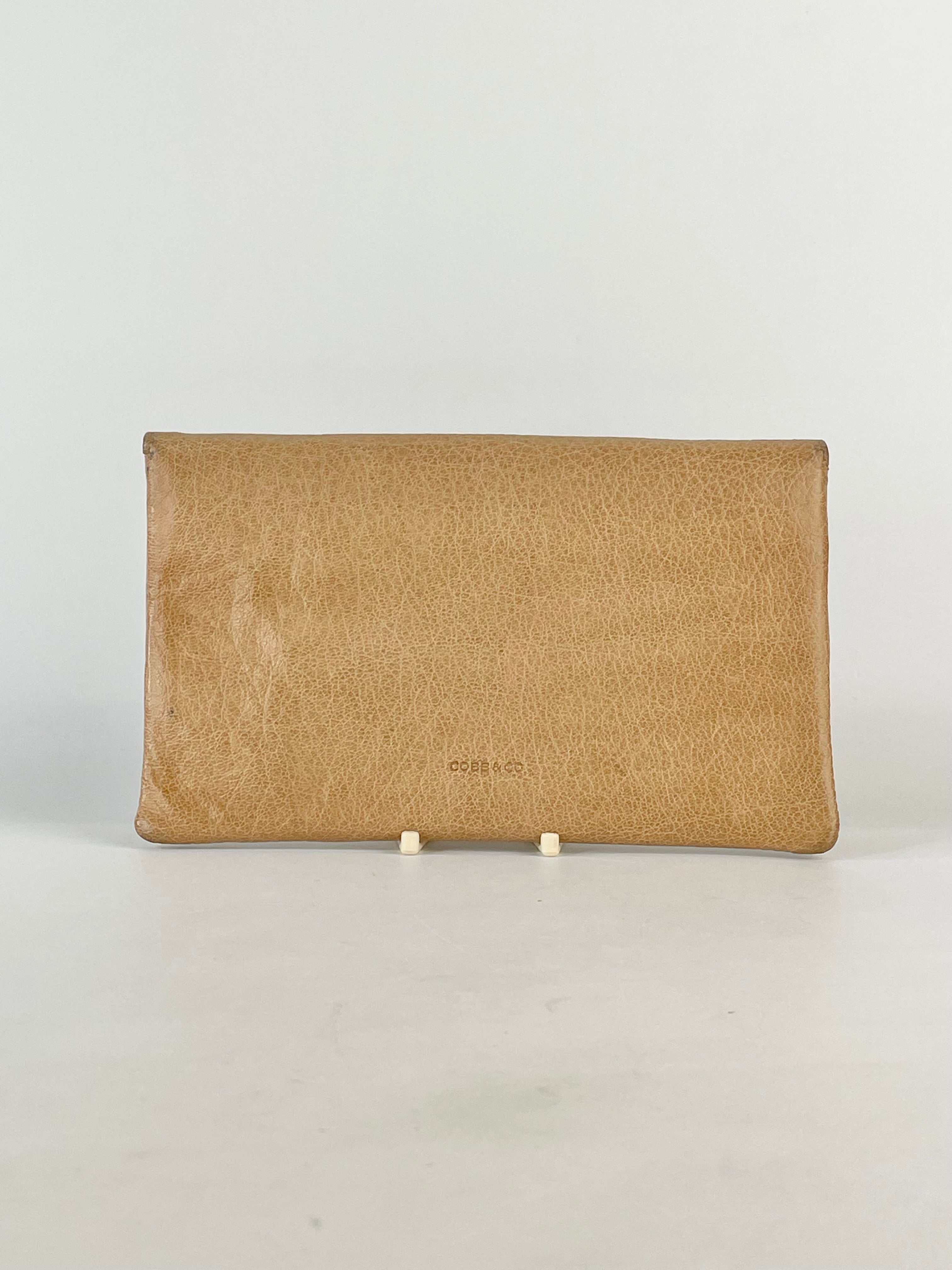 Cobb & Co Camel Hume Leather Envelope Wallet