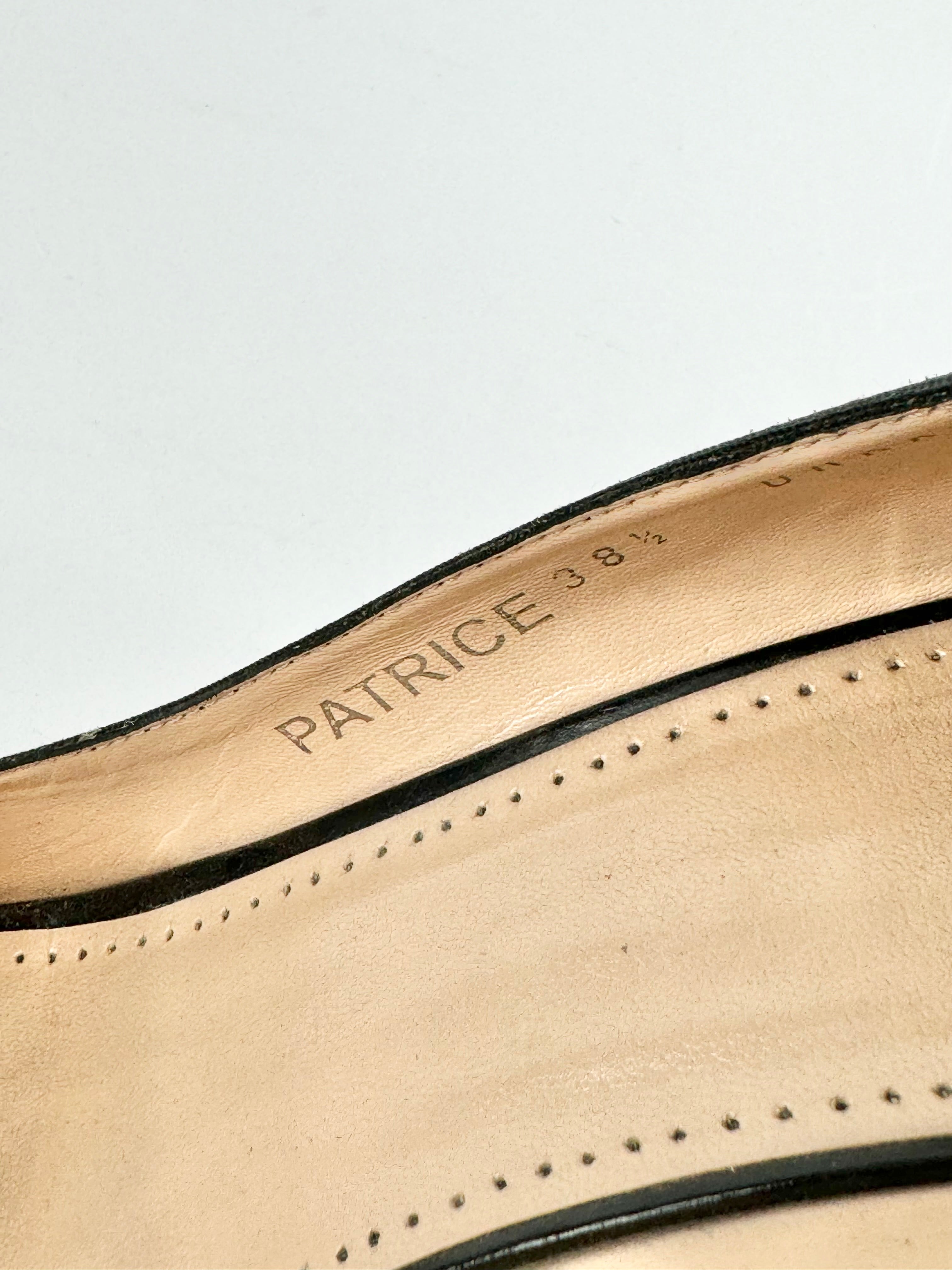 Bally Black 'Patrice' Peep Toe Wedges - EU38.5