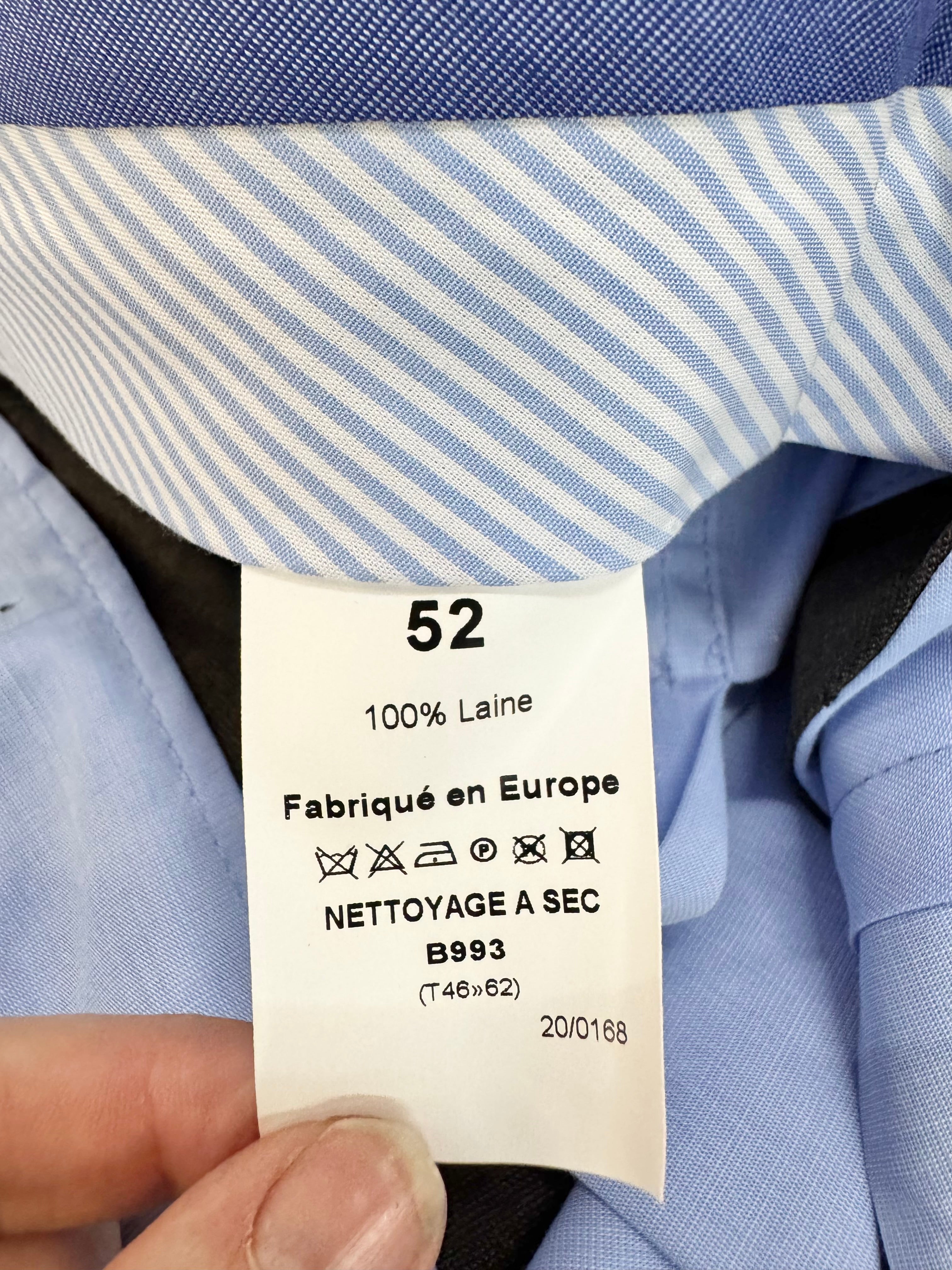 Henry Bucks Grey Super 130s Wool 2 Piece Suit NWT - 60/52