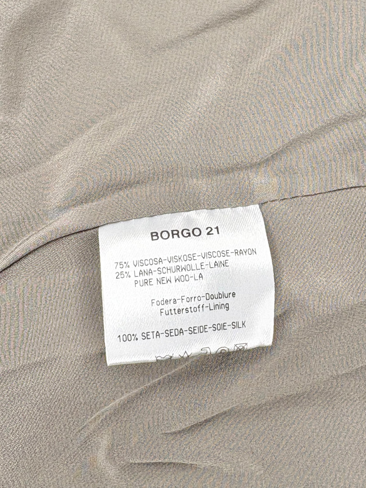 Giorgio Armani Black & Grey Striped Wool-Blend Jacket - AU10