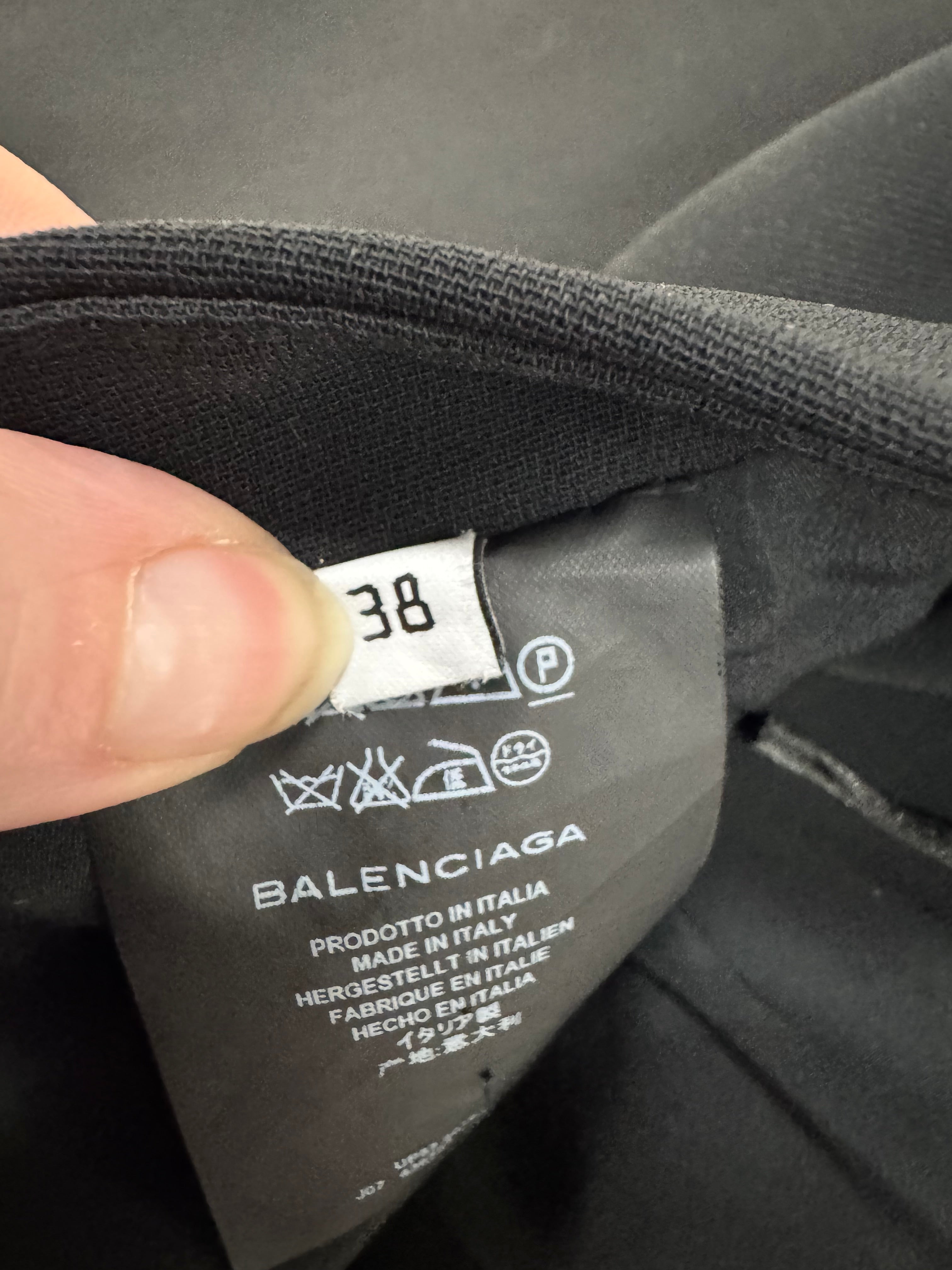 Balenciaga Winter 2016 Black Mini Jupe Mini Skirt - AU6/8