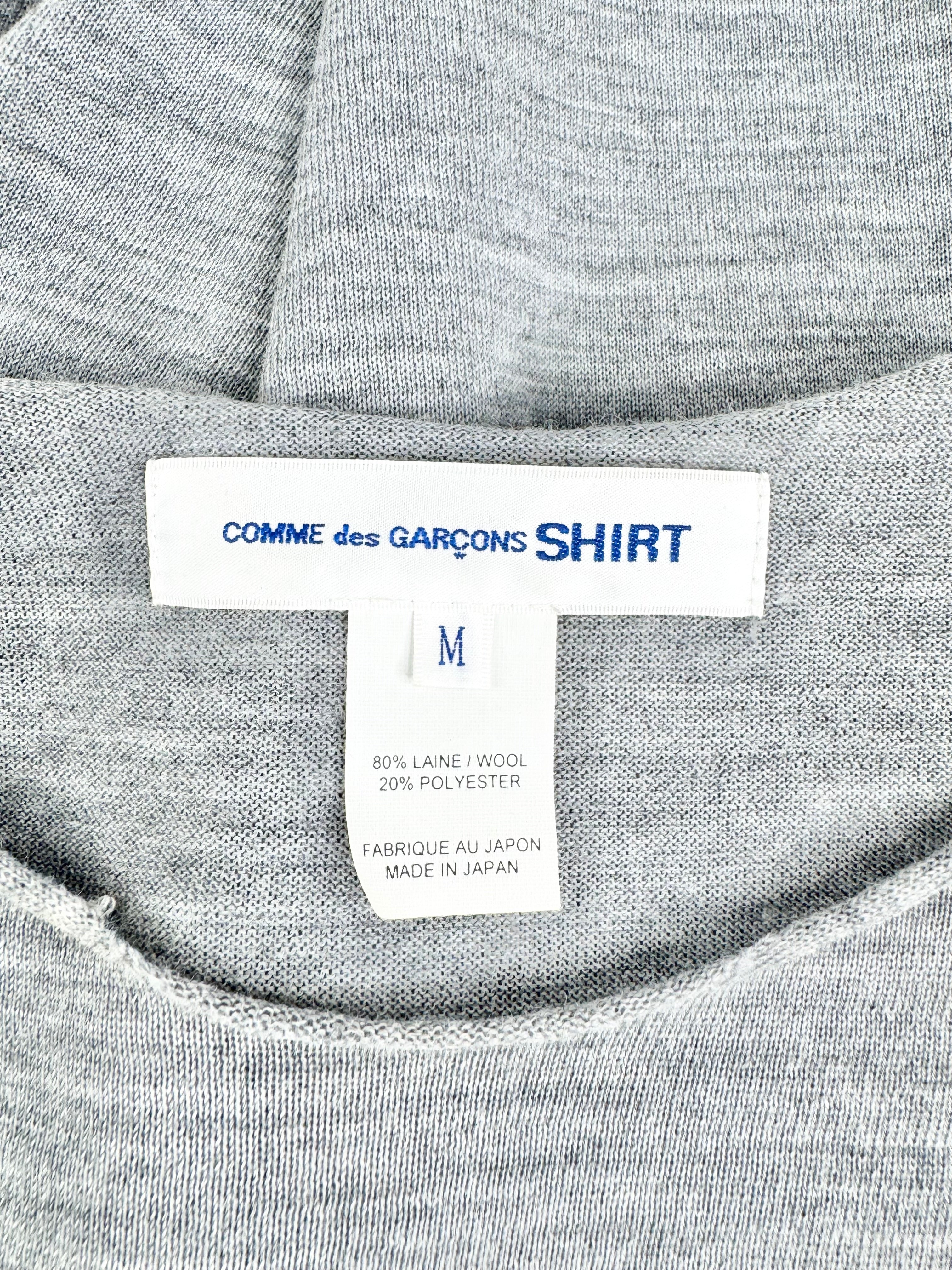 Comme des Garçons Grey Fluro Trim Top - M