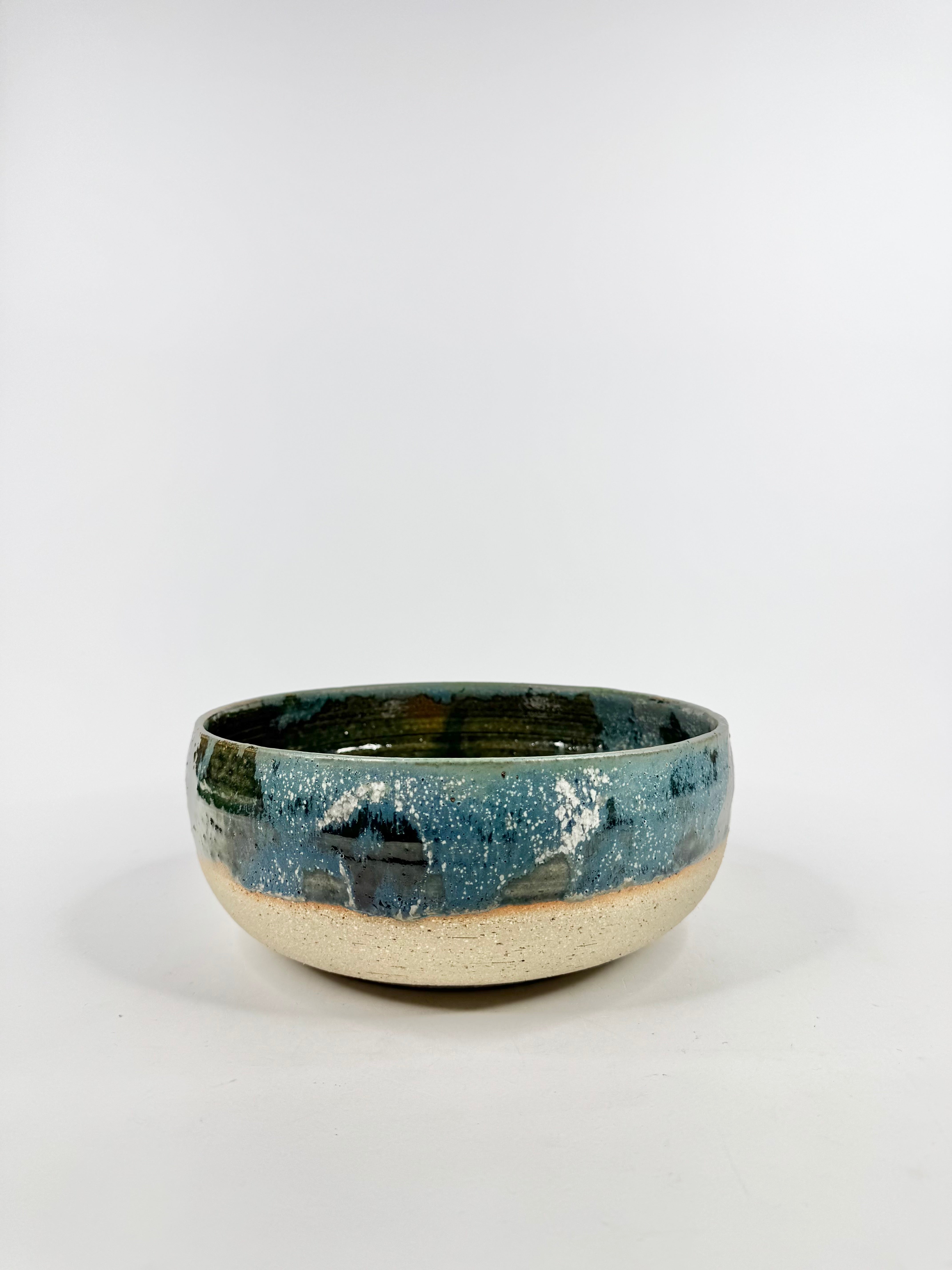 Woodshed Ceramics Blue & Green Glazed Stoneware Dish