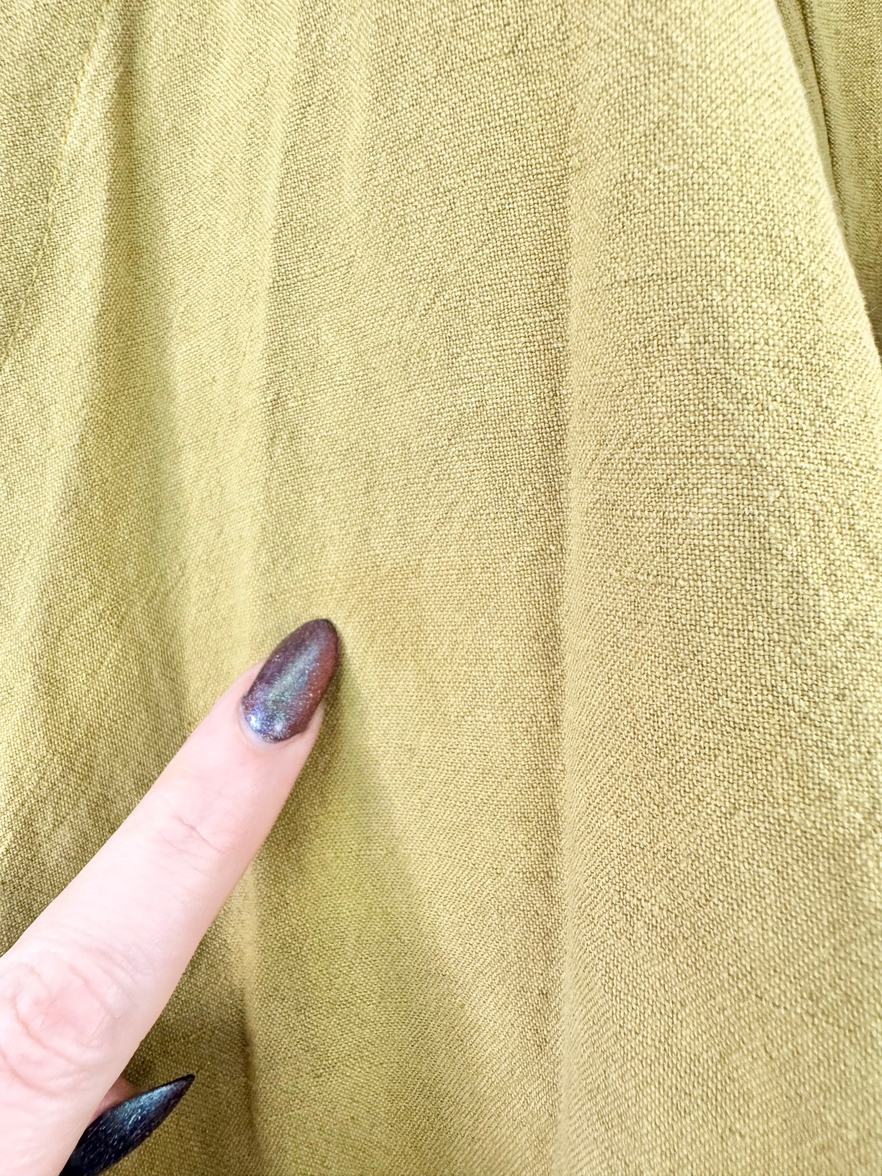 Et Al Chartreuse V-Neck Maxi Dress - AU12/14