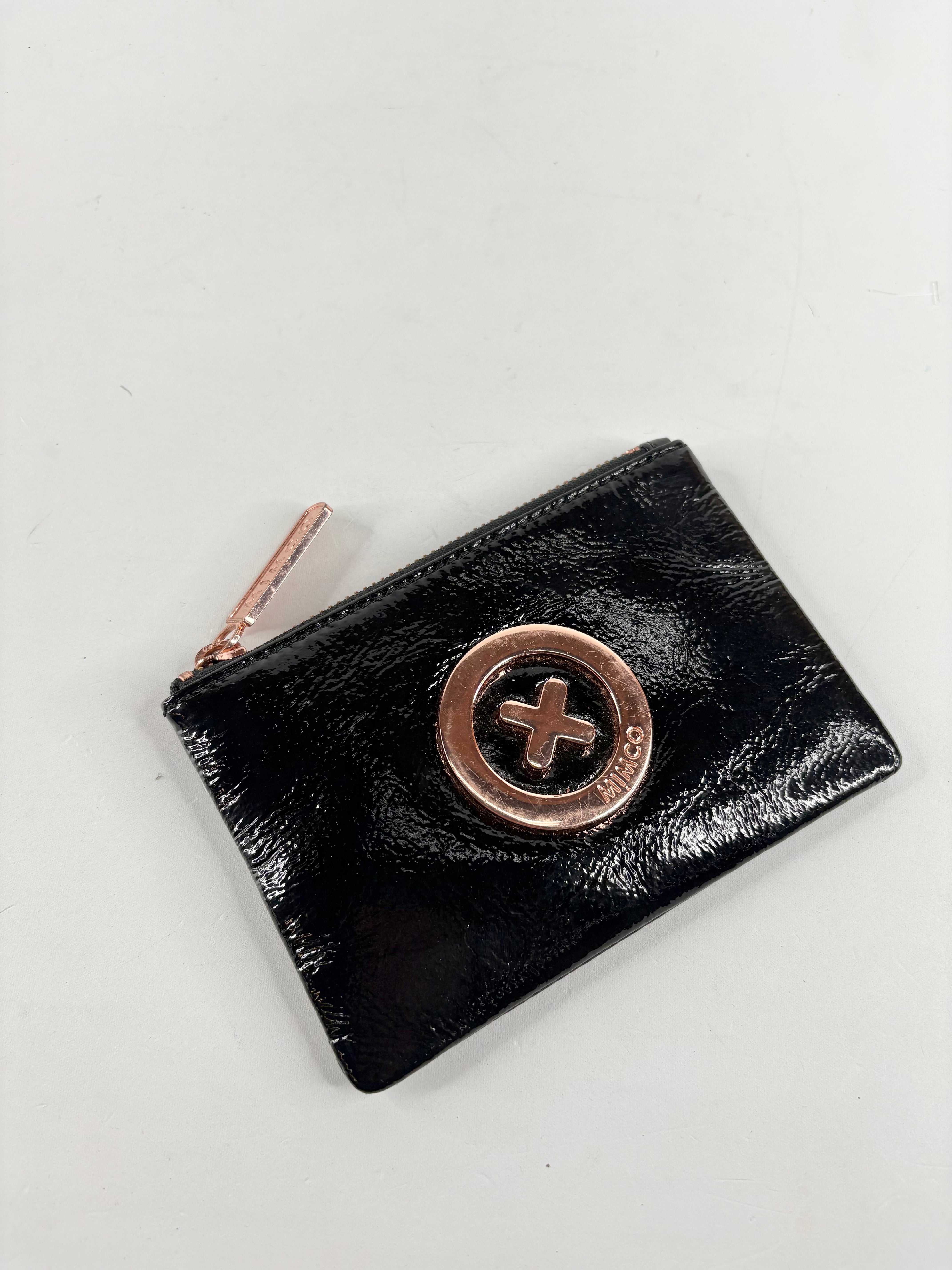 Mimco Patent Black Leather Coin Purse