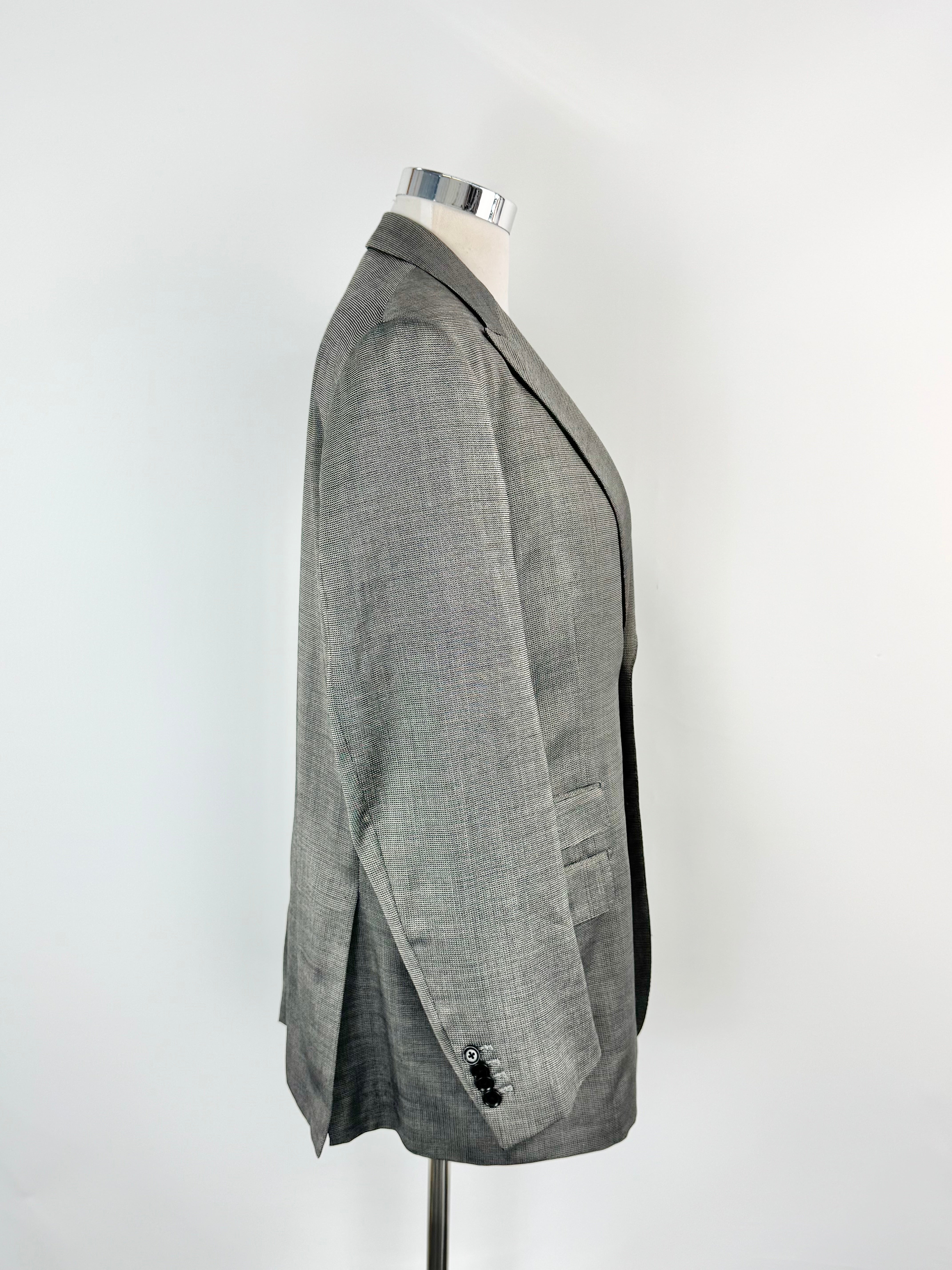 Lanificio F. LLi Cerruti Grey Silk & Wool Blend Suit - 54R