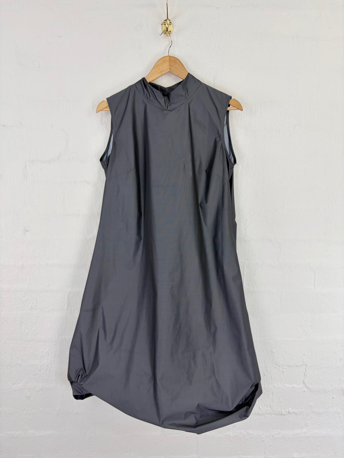 Handmade Charcoal Technical Bubble Dress - AU14