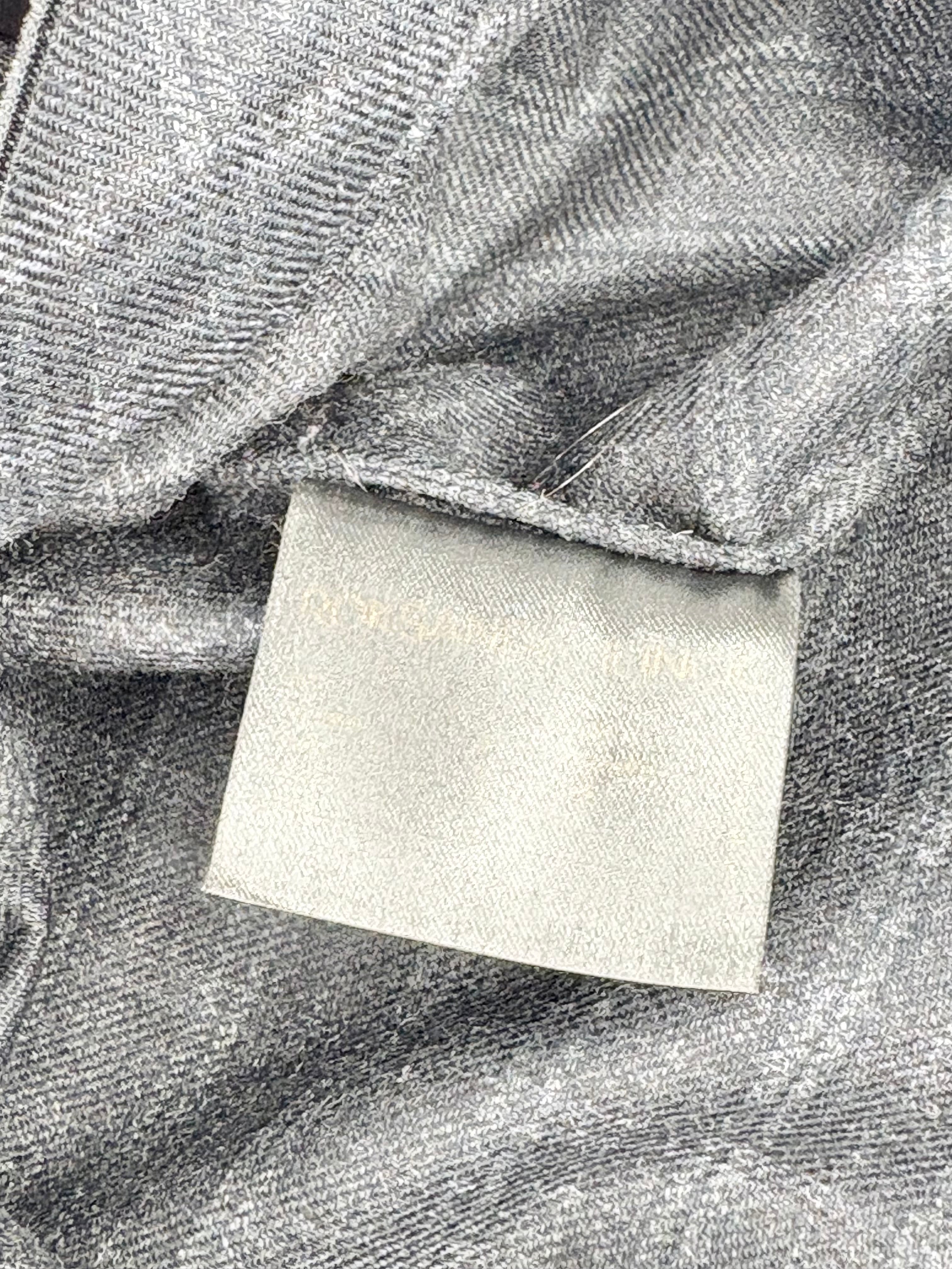 Roksanda Ilinčić Dark Charcoal Check & Orange Shirt Dress - AU12