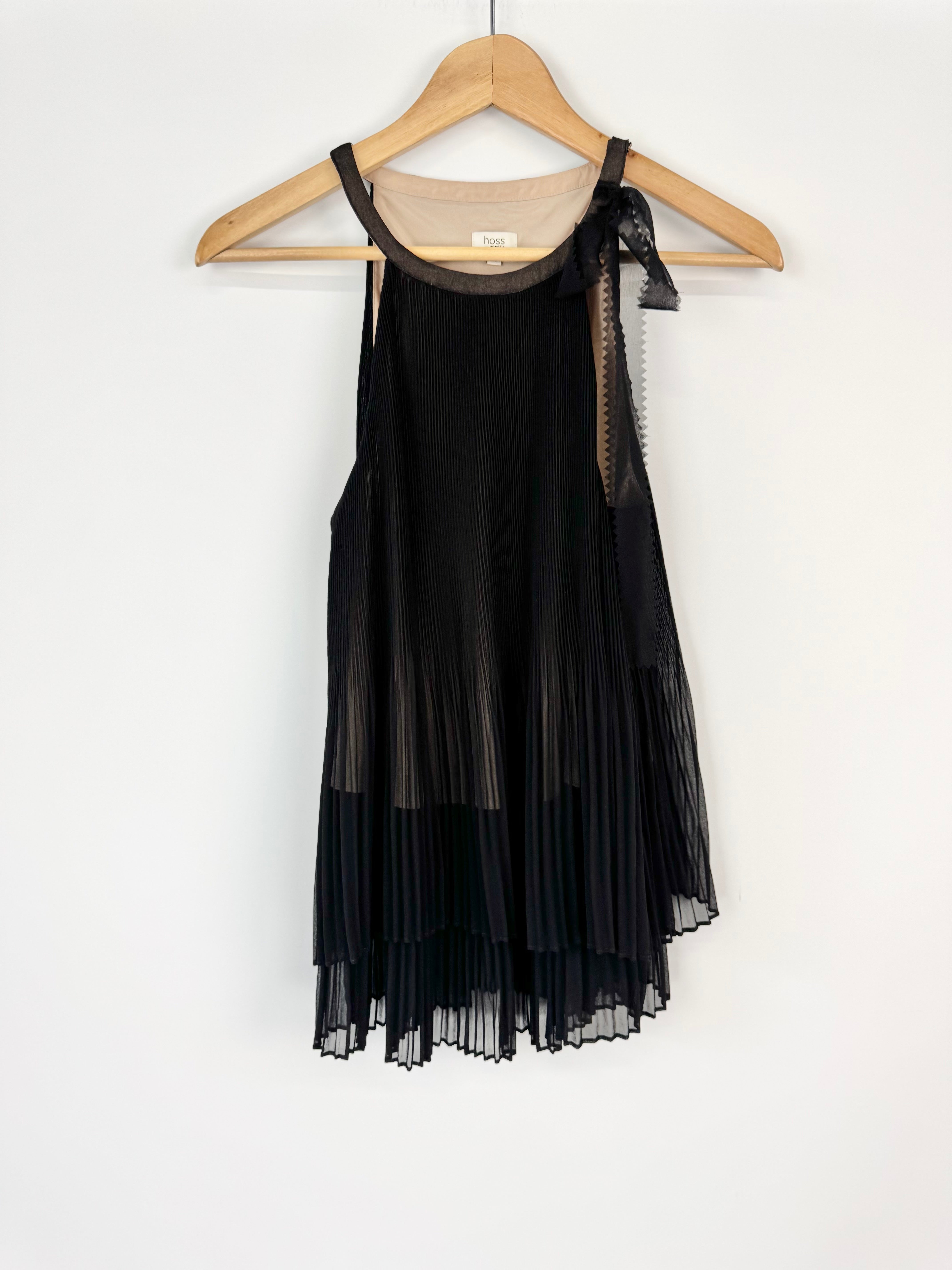 Hoss Intropia Double Pleated Sleeveless Top - AU8