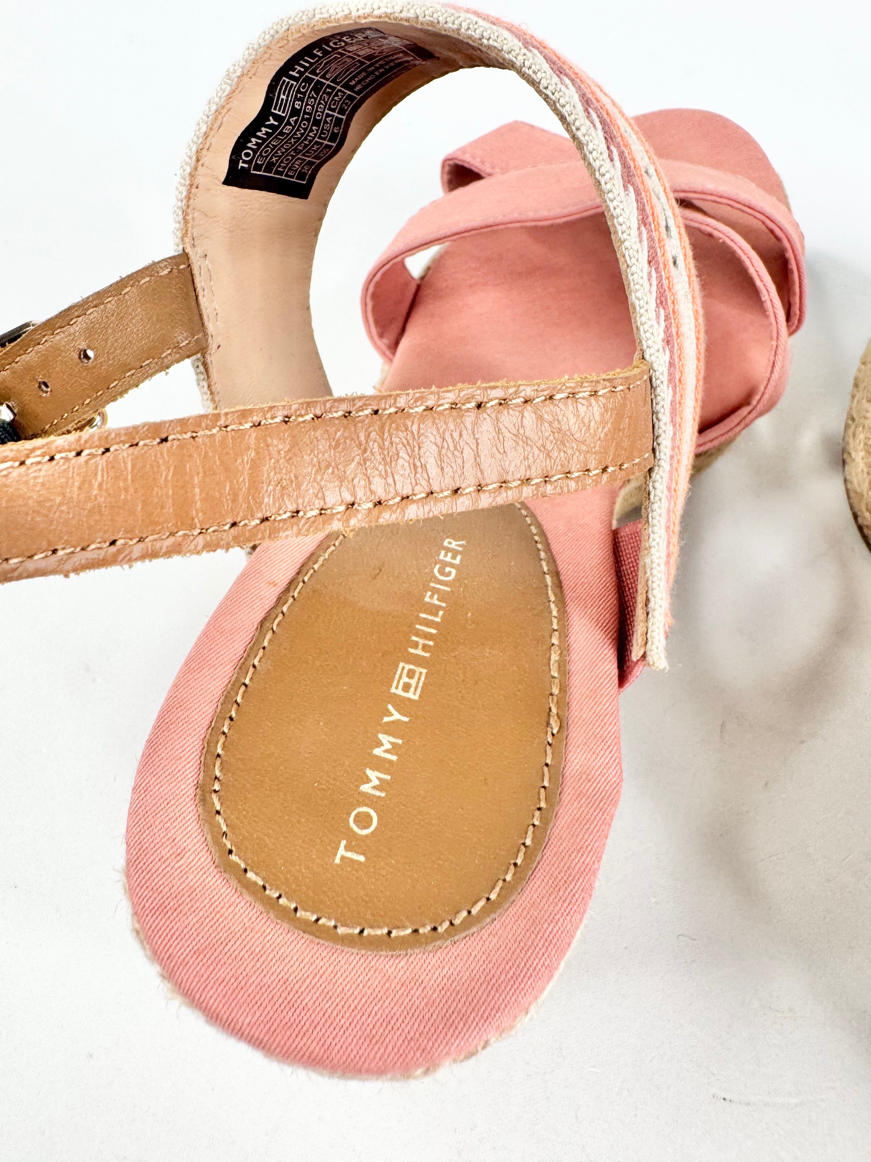 Tommy Hilfiger Coral Pink Espadrilles - EU36