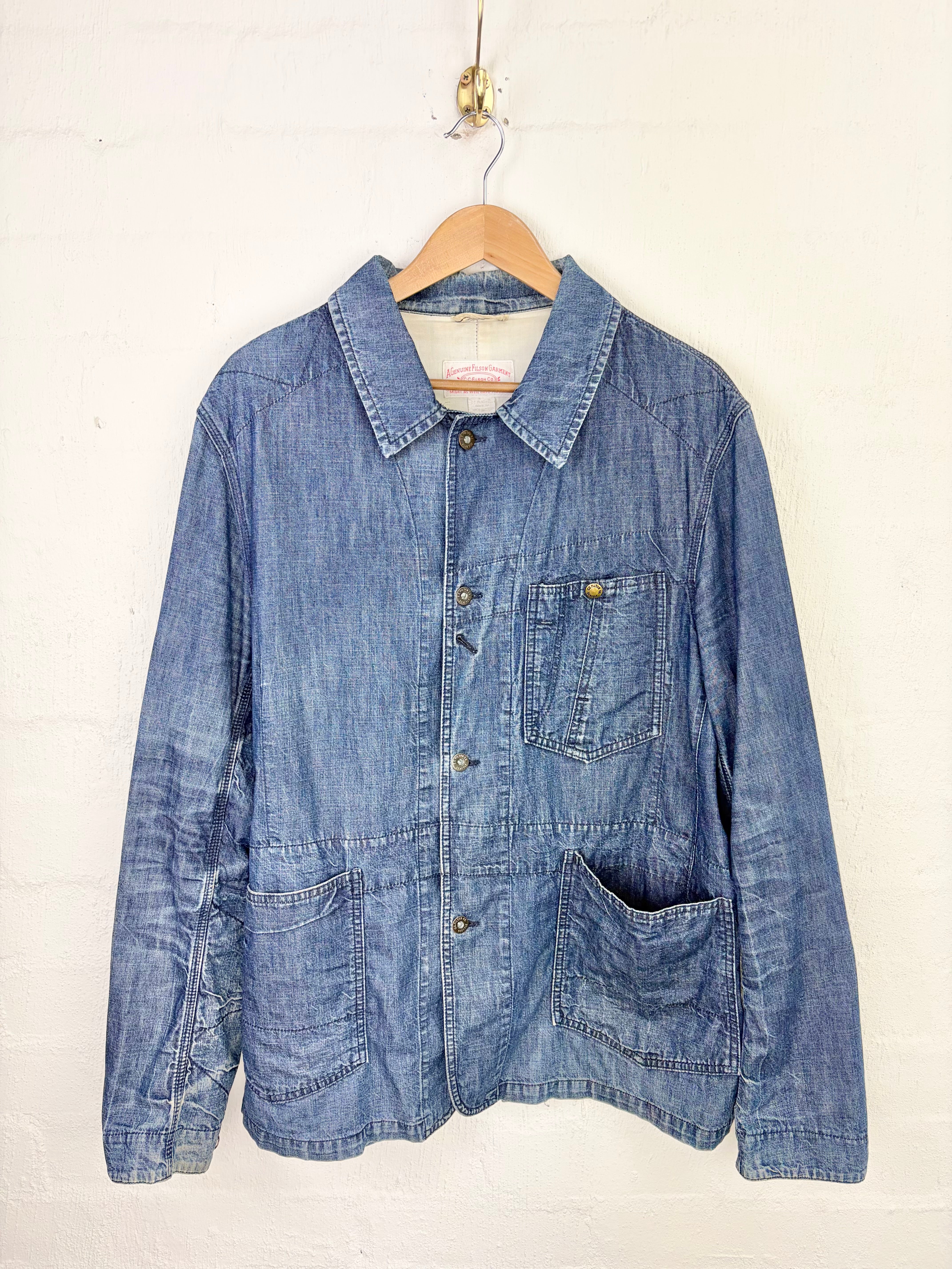 Vintage C.C. Filson & Co. Blue Denim Seattle Jacket - 46