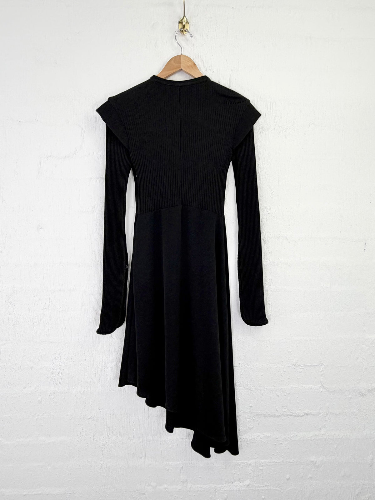 Ellery Ribbed Button Detail Dress - AU8