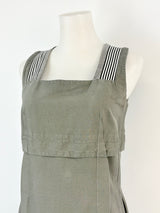 Marithé + François Girbaud Grey Denim Midi Dress - AU6/8