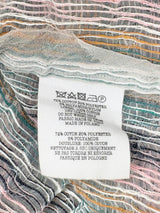 YMC London Multicolour Striped 'Perhacs' Sheer Dress - AU8