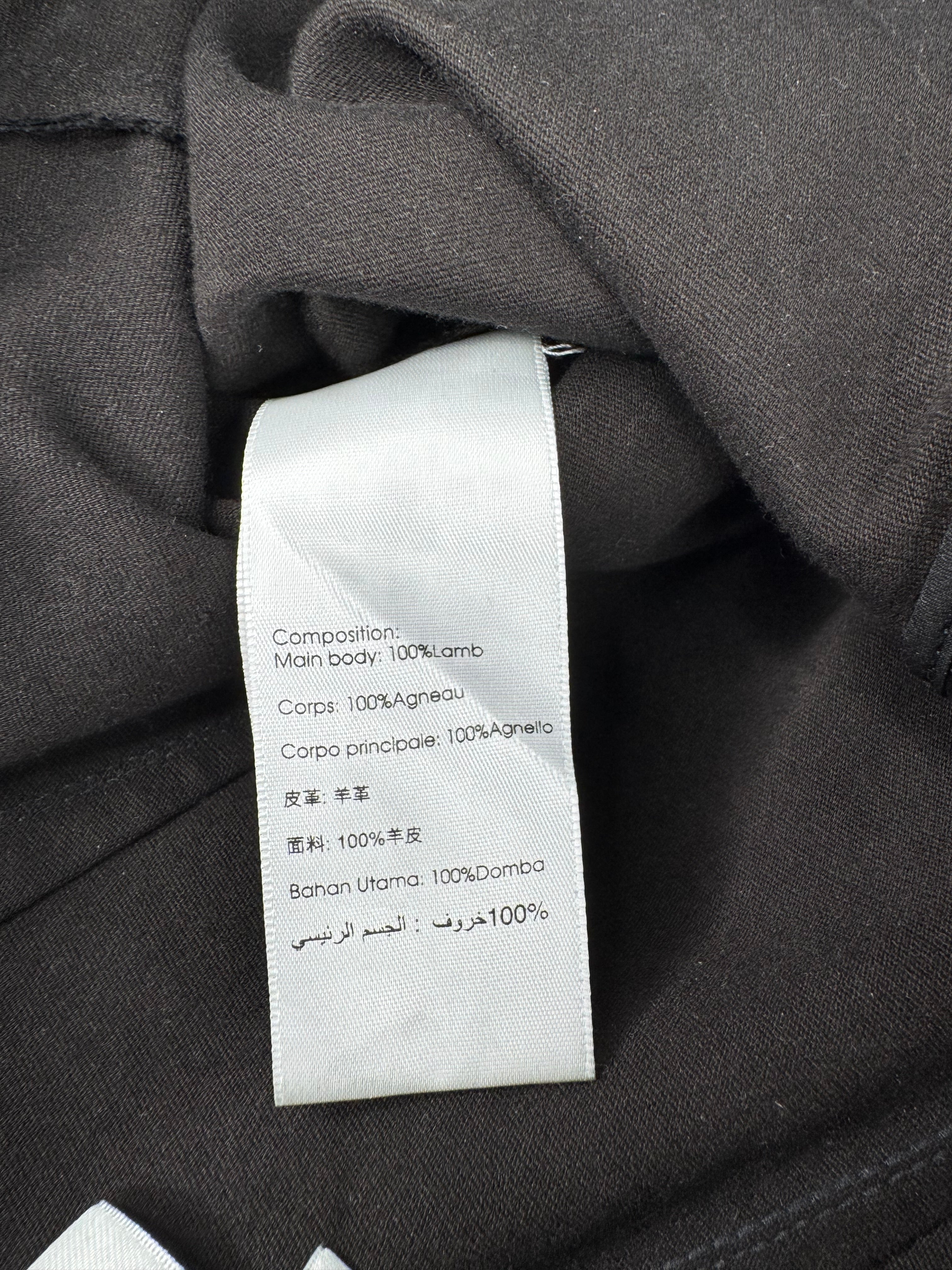 3.1 Philip Lim Black Leather Pants - AU6