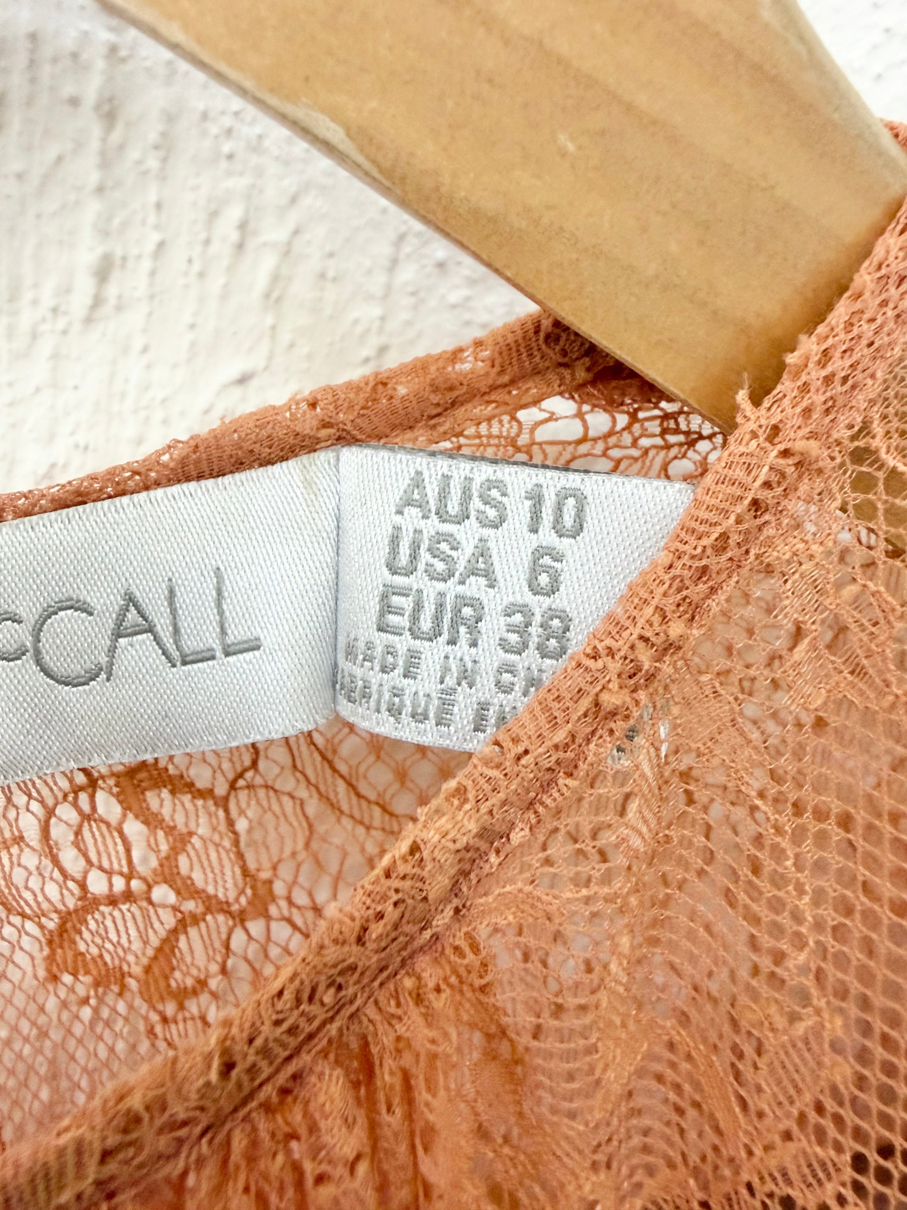 Alice McCall Apricot 'Ready Girl' Dress - AU10
