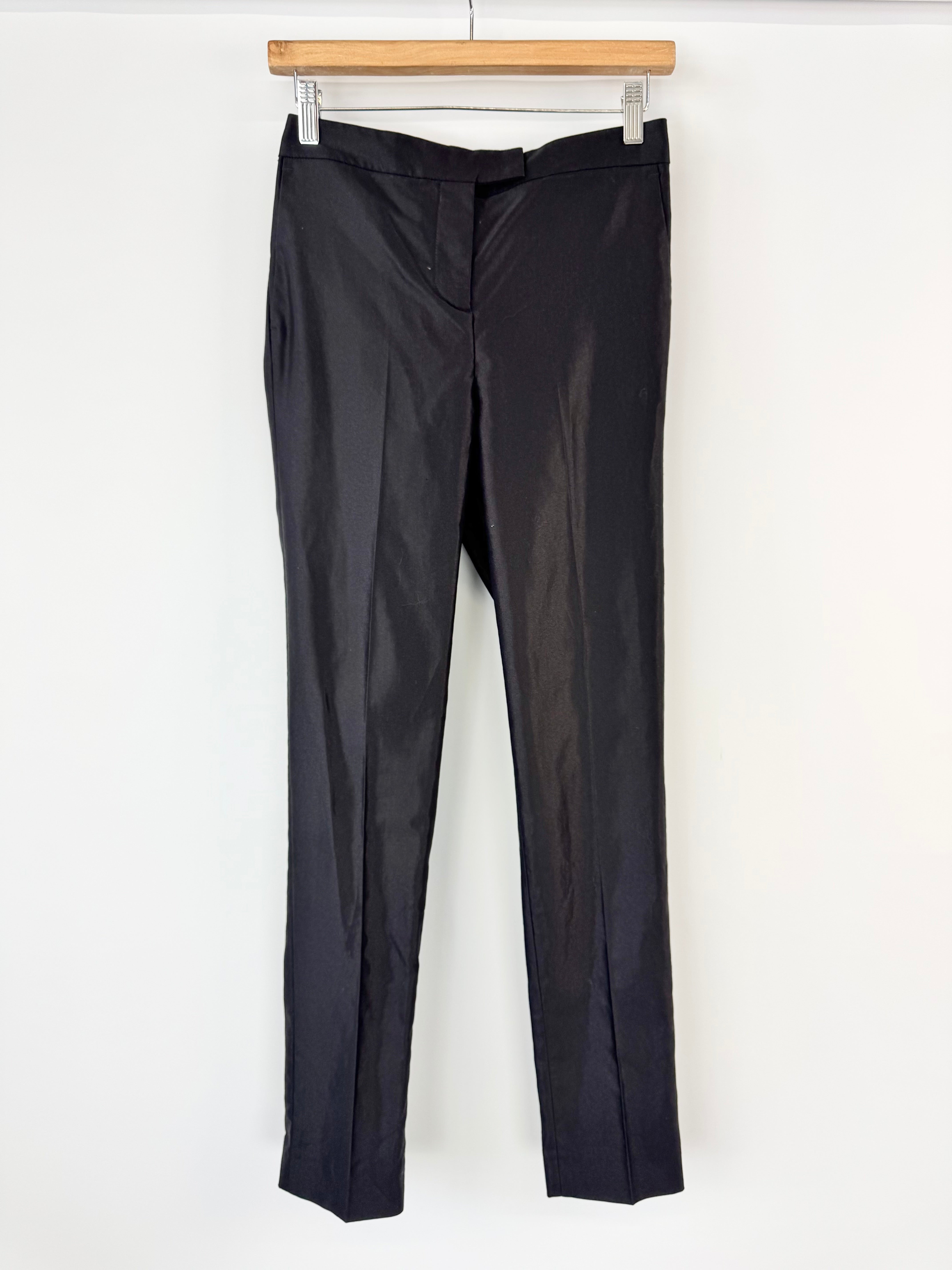 Coach Black Satin Shine Slacks - AU8