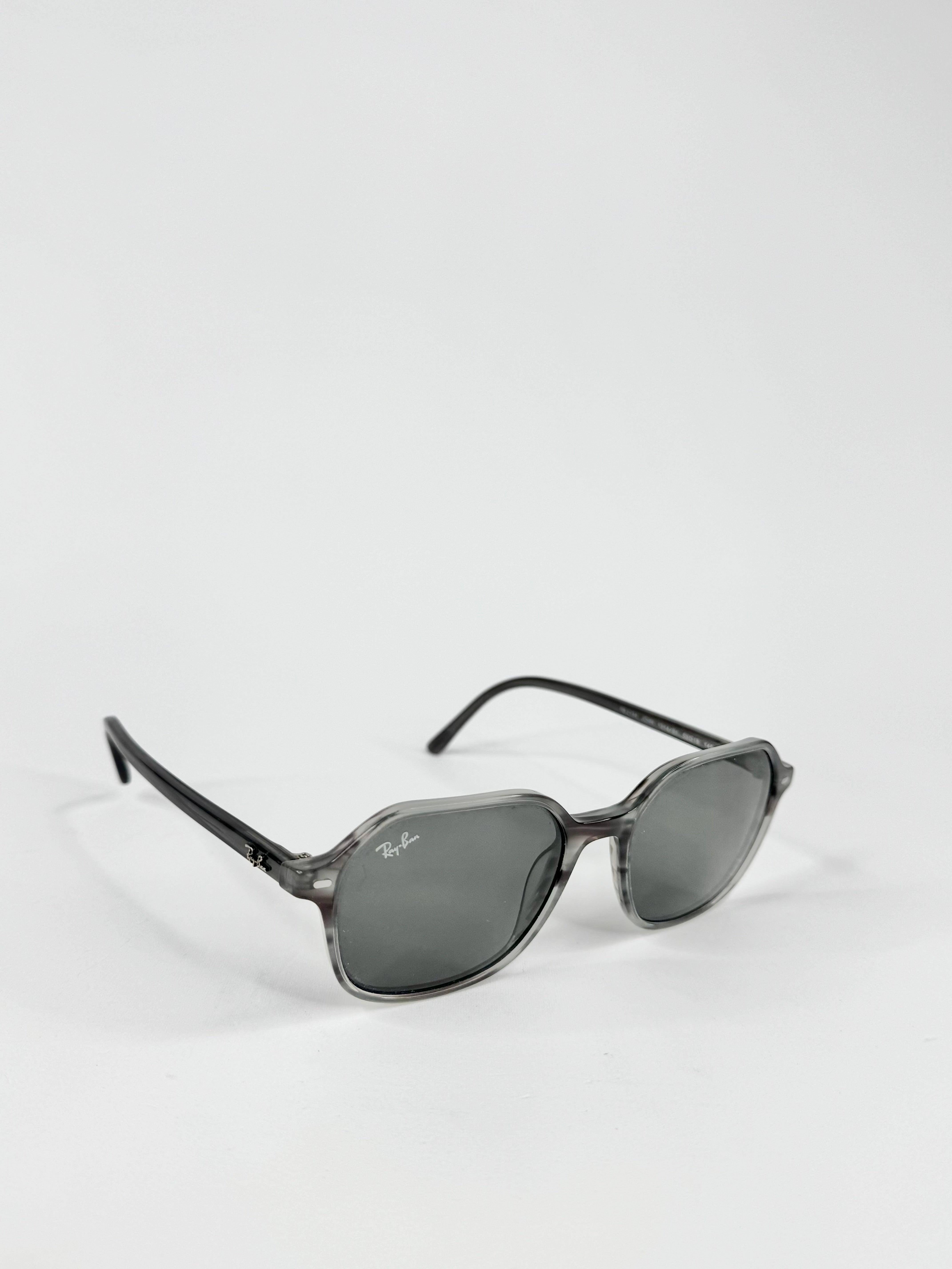 Ray Ban Grey 'John' Sunglasses