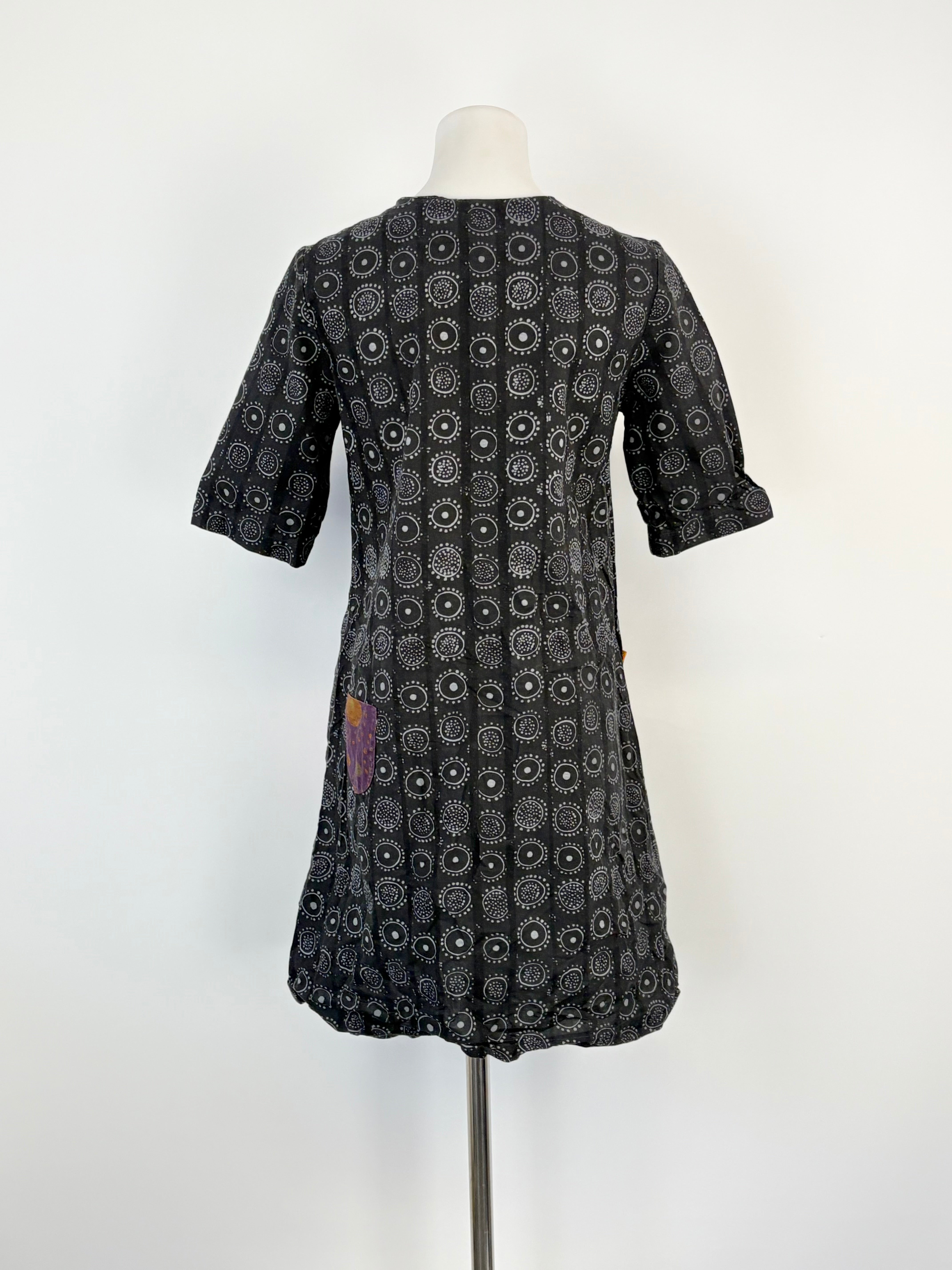 Marimekko Black Iroinentakki Shirt Dress - AU4/6